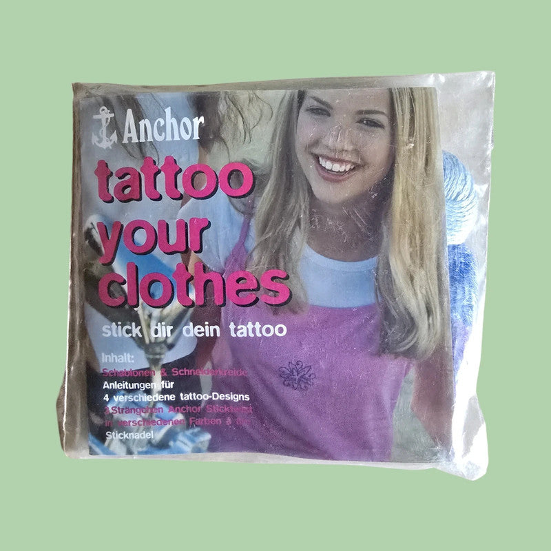 Anchor tattoo your clothes /stick dir dein tattoo OVP