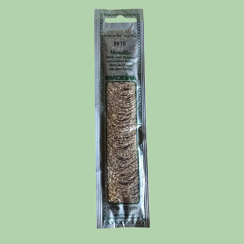 Madeira Stickgarn Metallic Gold (OVP)