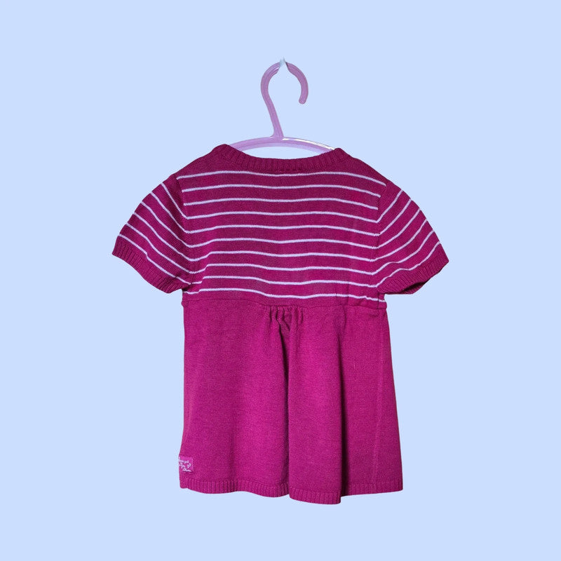 S. Oliver Mädchen Strickjacke kurzärmlig Gr. 92