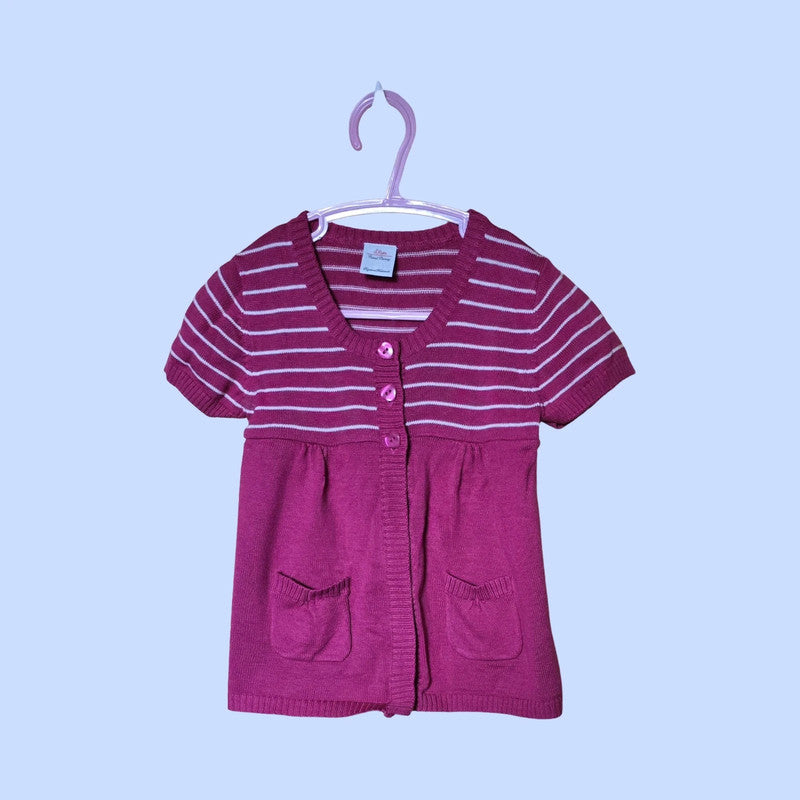 S. Oliver Mädchen Strickjacke kurzärmlig Gr. 92
