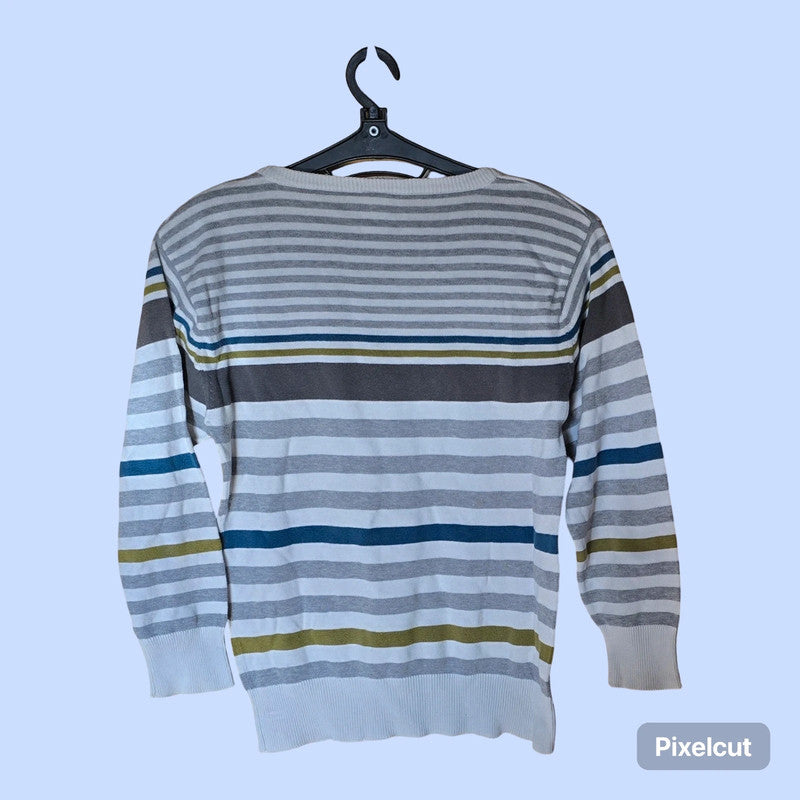 here+there Jungen Pulli gestreift Gr. 134/140