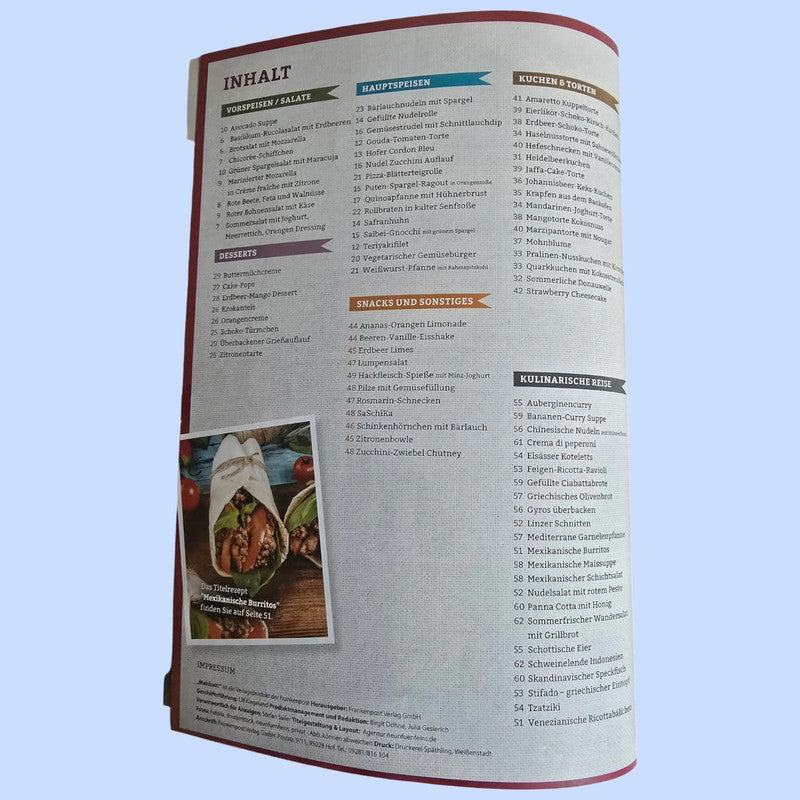 Zeitschrift Frankenpost Mahlzeit 09/2017
