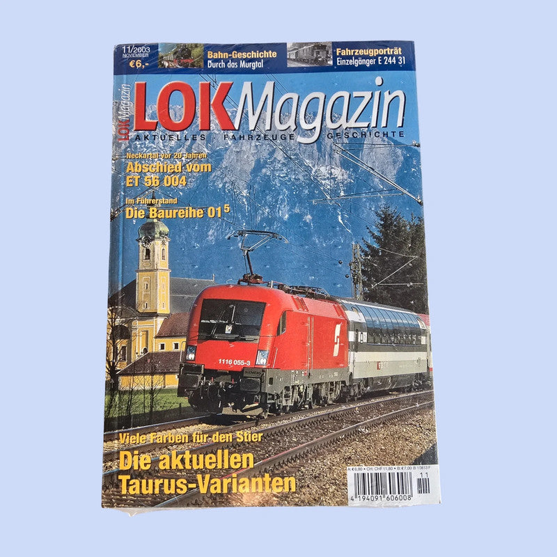 Zeitschrift LOK 11/2003 OVP