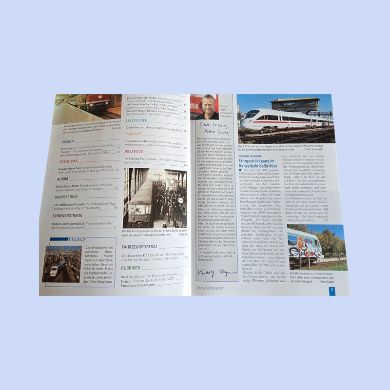 Zeitschrift LOK 9/2001