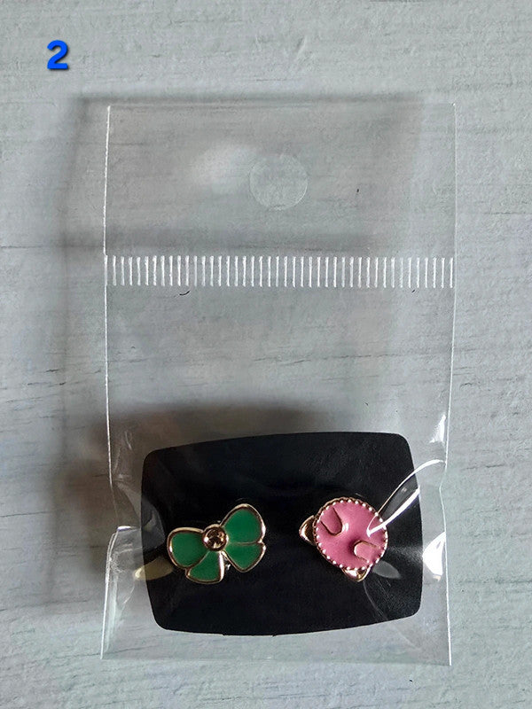 Ansteck Pins 2er Set OVP Schleife/ Katze