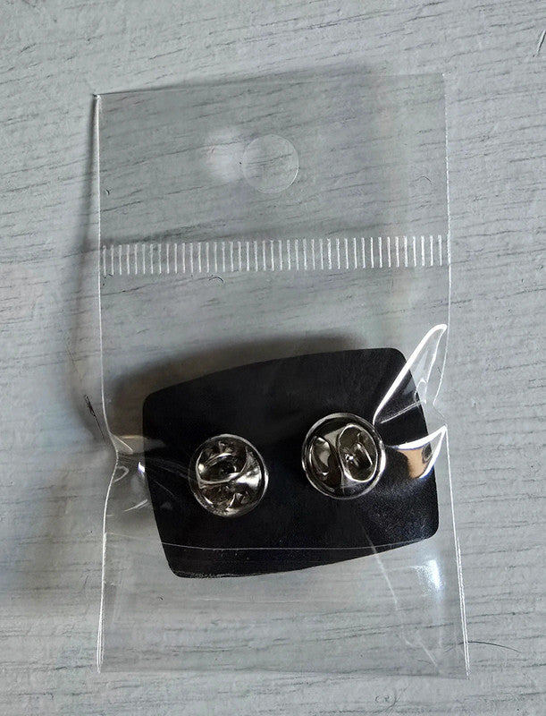 Ansteck Pins 2er Set OVP Blume / Schmetterling