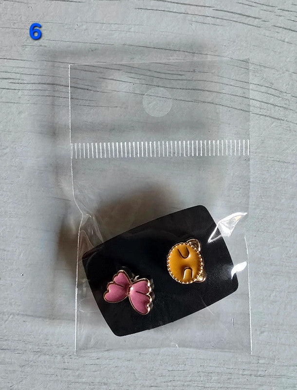 Ansteck Pins 2er Set OVP Schmetterling / Katze