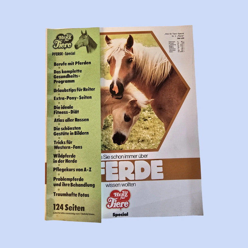 Zeitschrift Ein Herz für Tiere "Pferde" (1989)