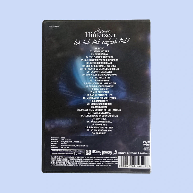 DVD Hansi Hinterseer Kitzbühel  Open Air 2010