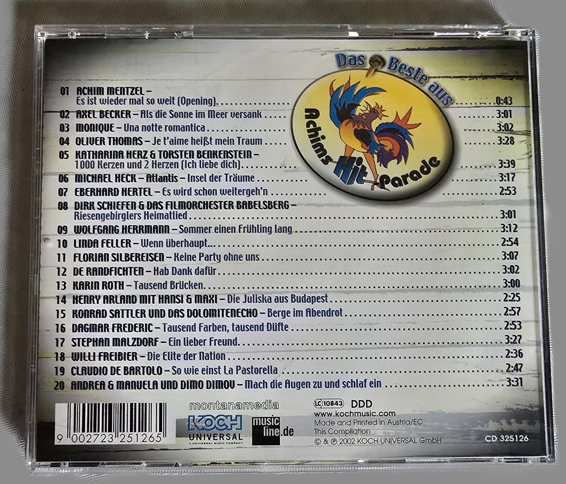 CD Das Beste aus Achims Hitparade (2002)
