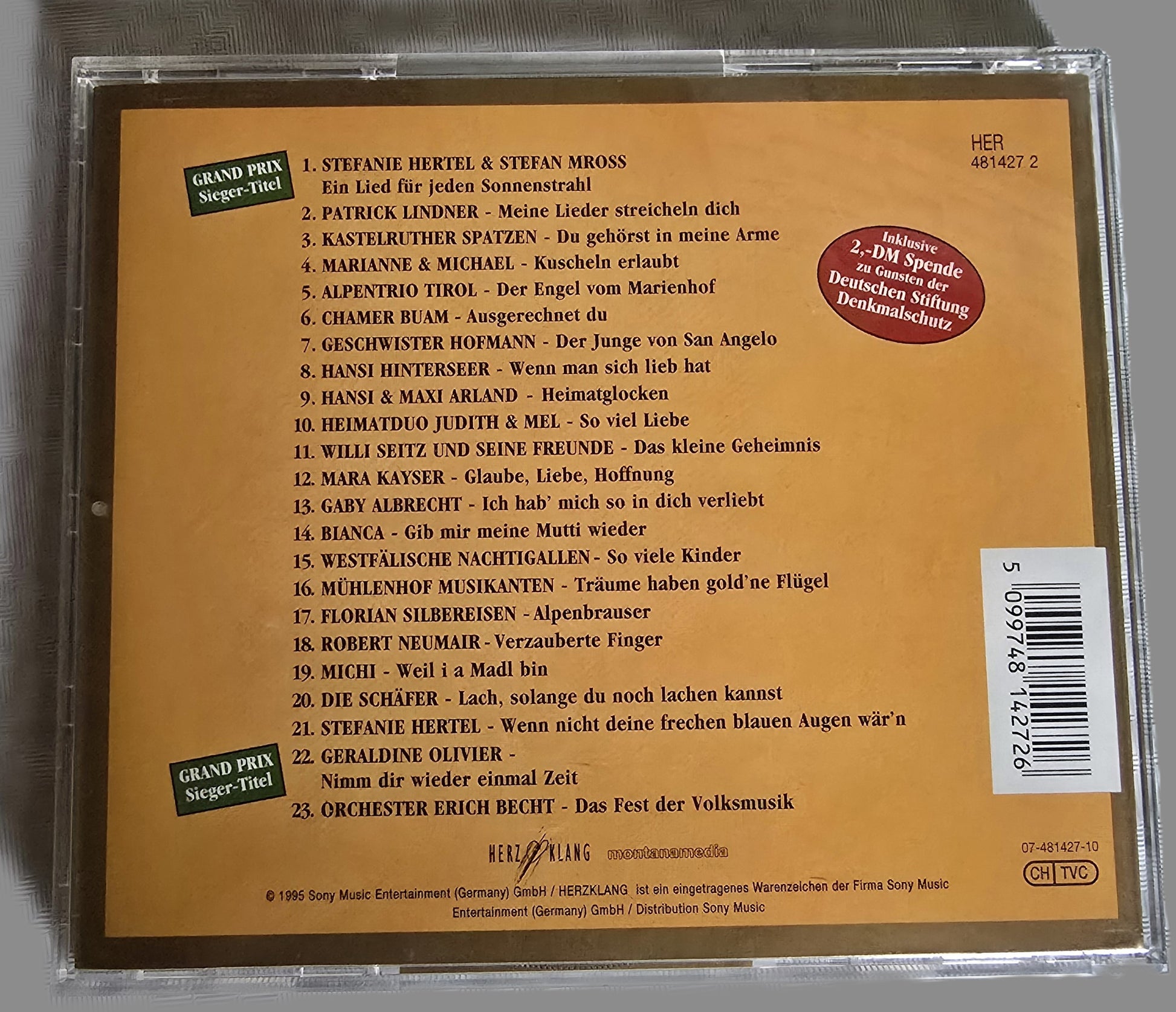 CD Die Super-Hitparade der Volksmusik (1985)