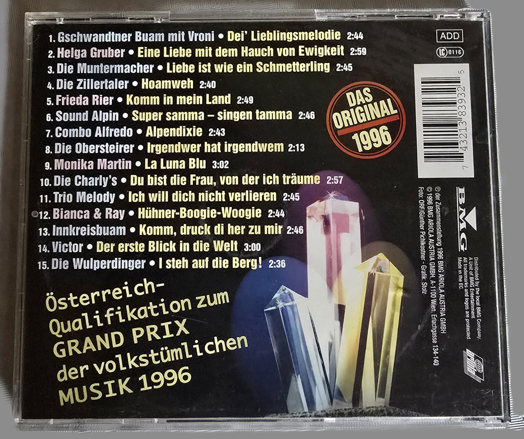 CD Grand Prix der Volksmusik (1996)