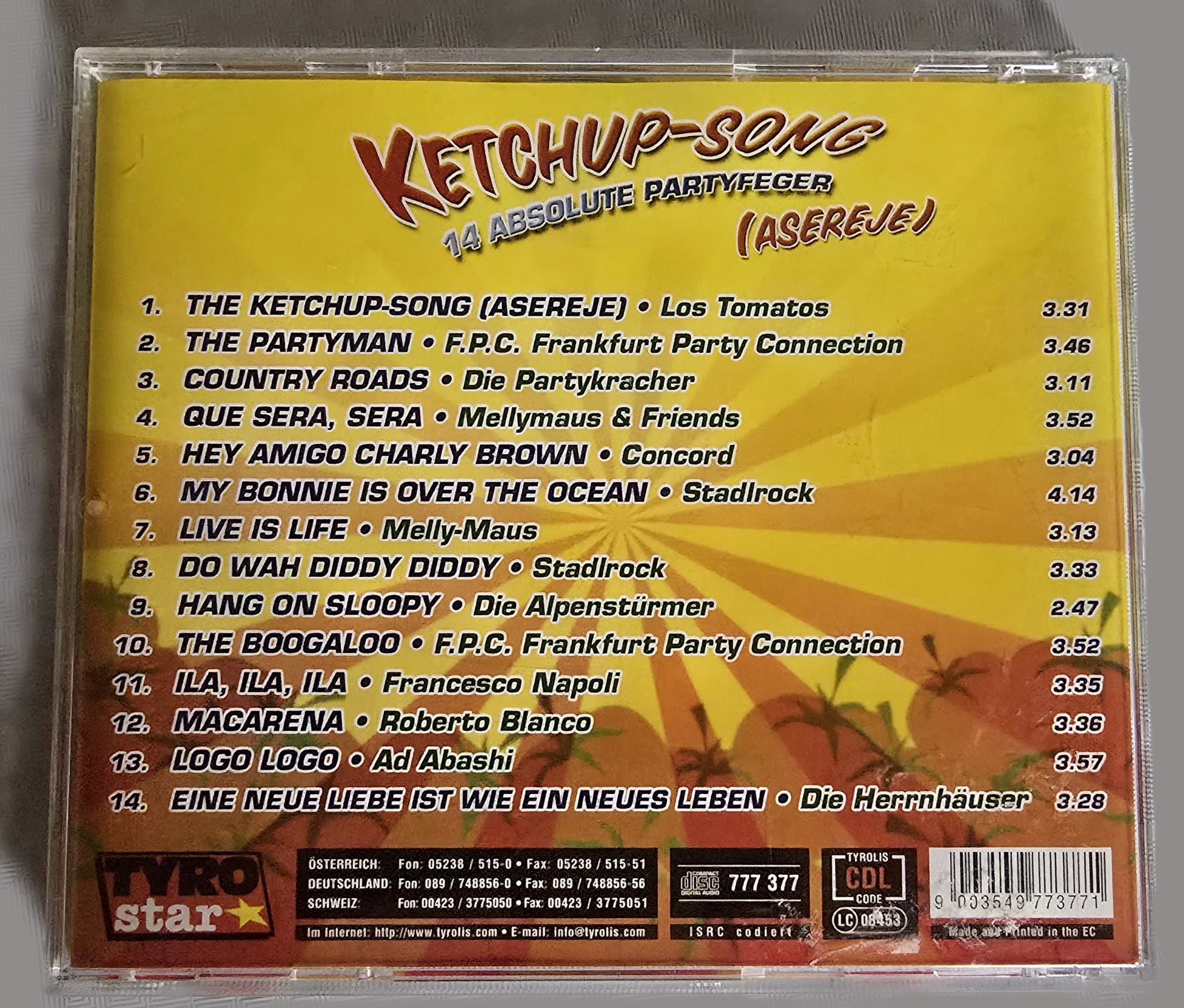 CD Ketchup - Song