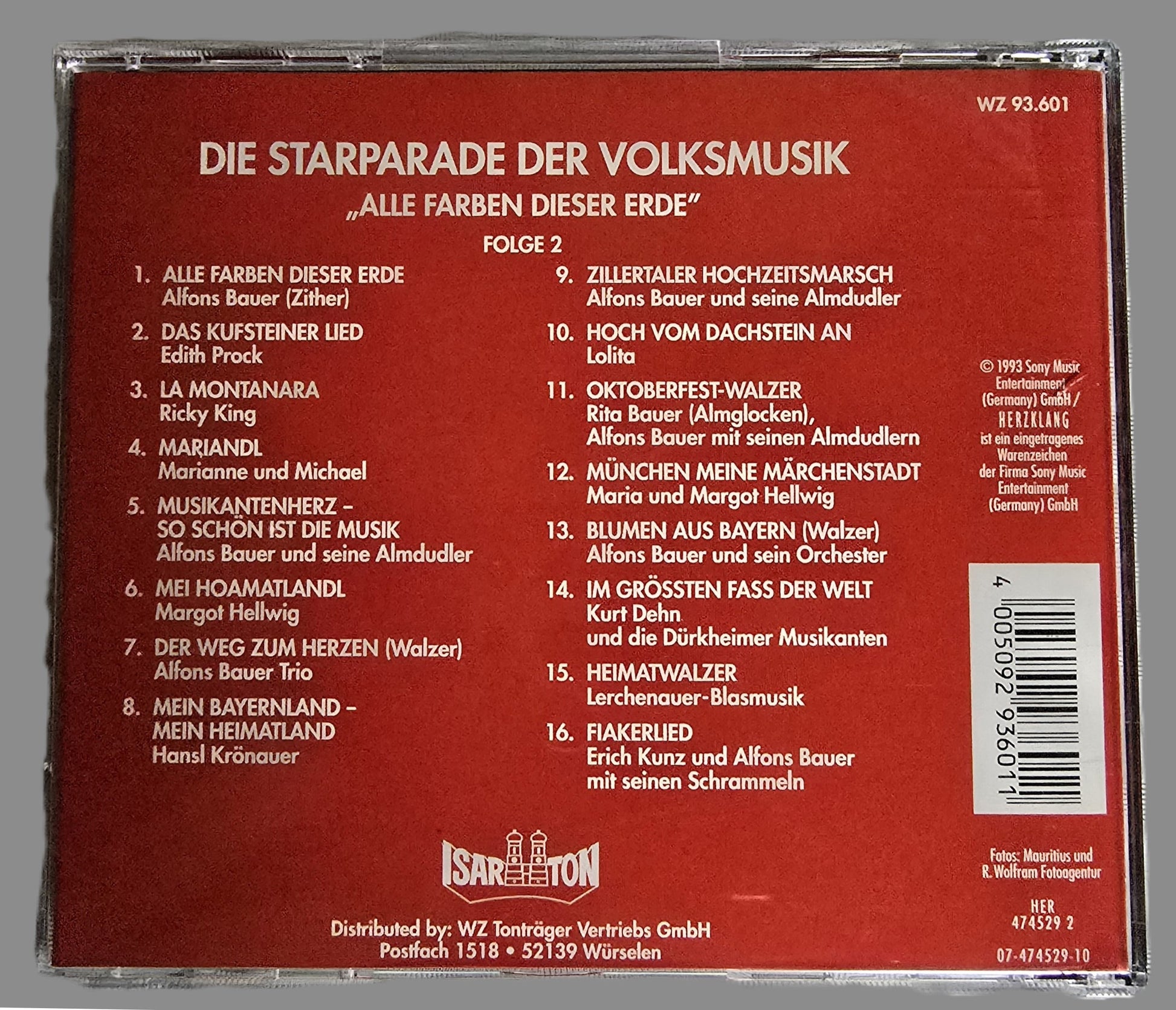 CD Die Starparade der Volksmusik Folge 2