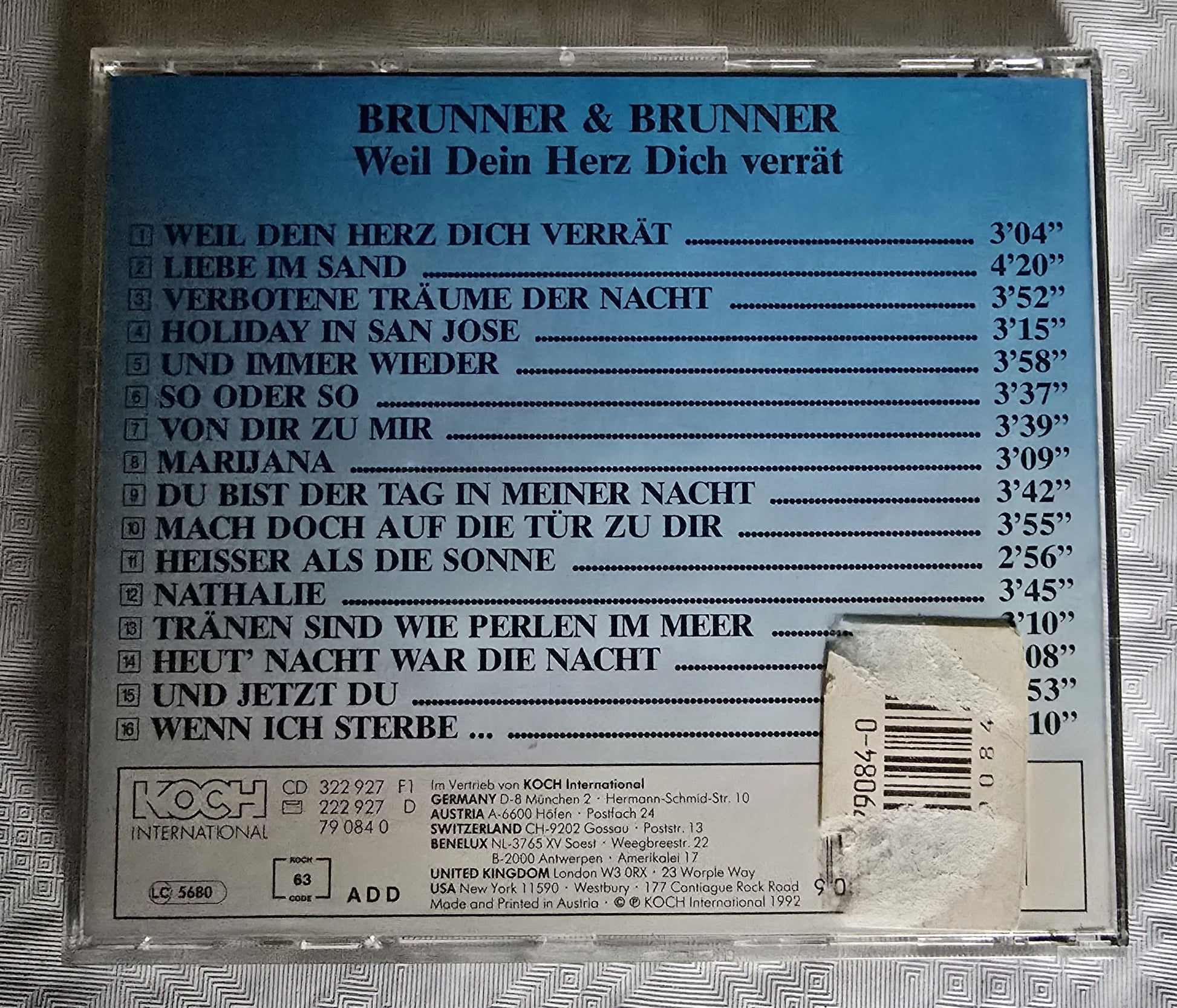 CD Brunner & Brunner Weil dein Herz Dich verrät