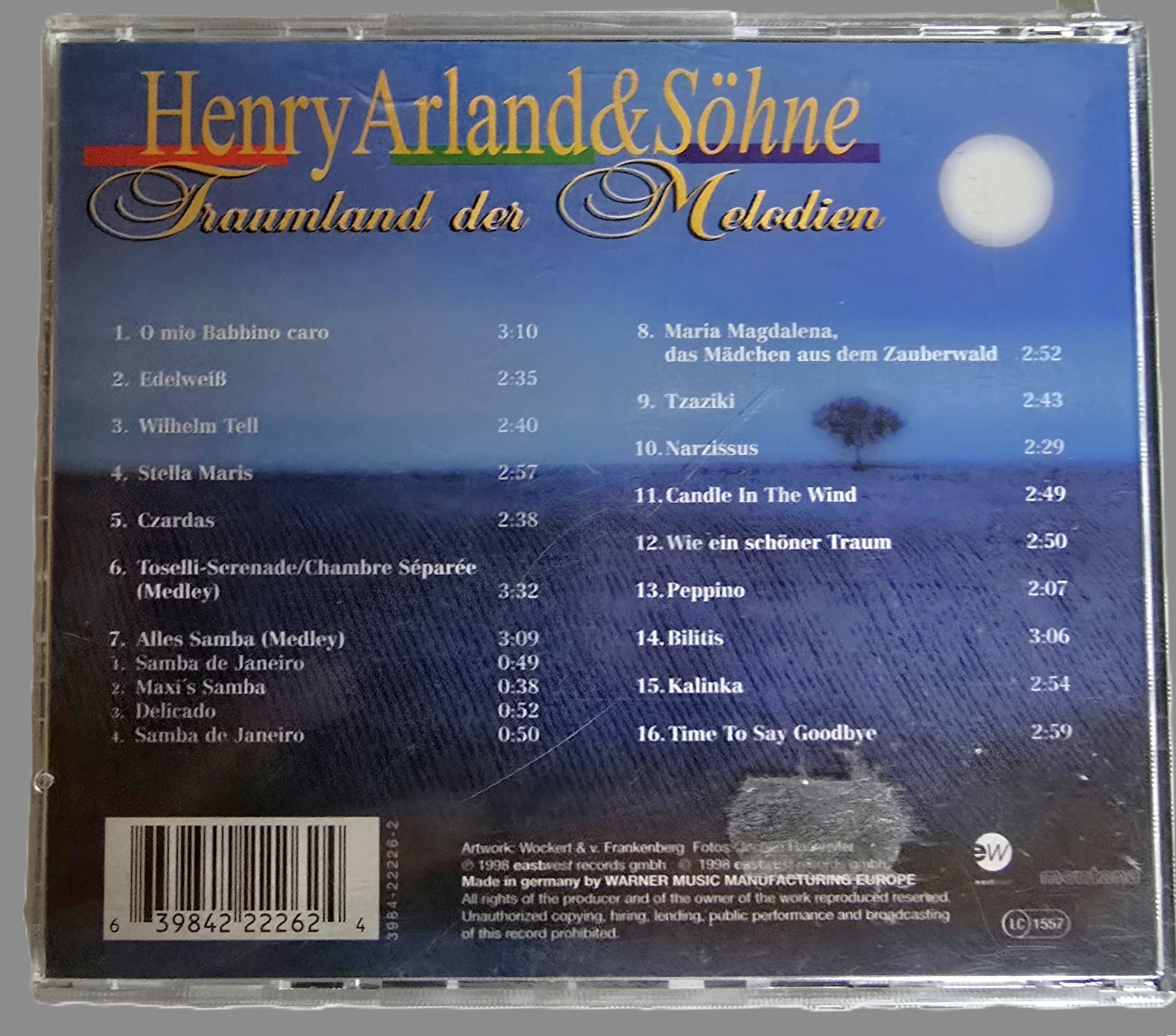 CD Henry Arland & Söhne  Traumland der Melodien (1998)
