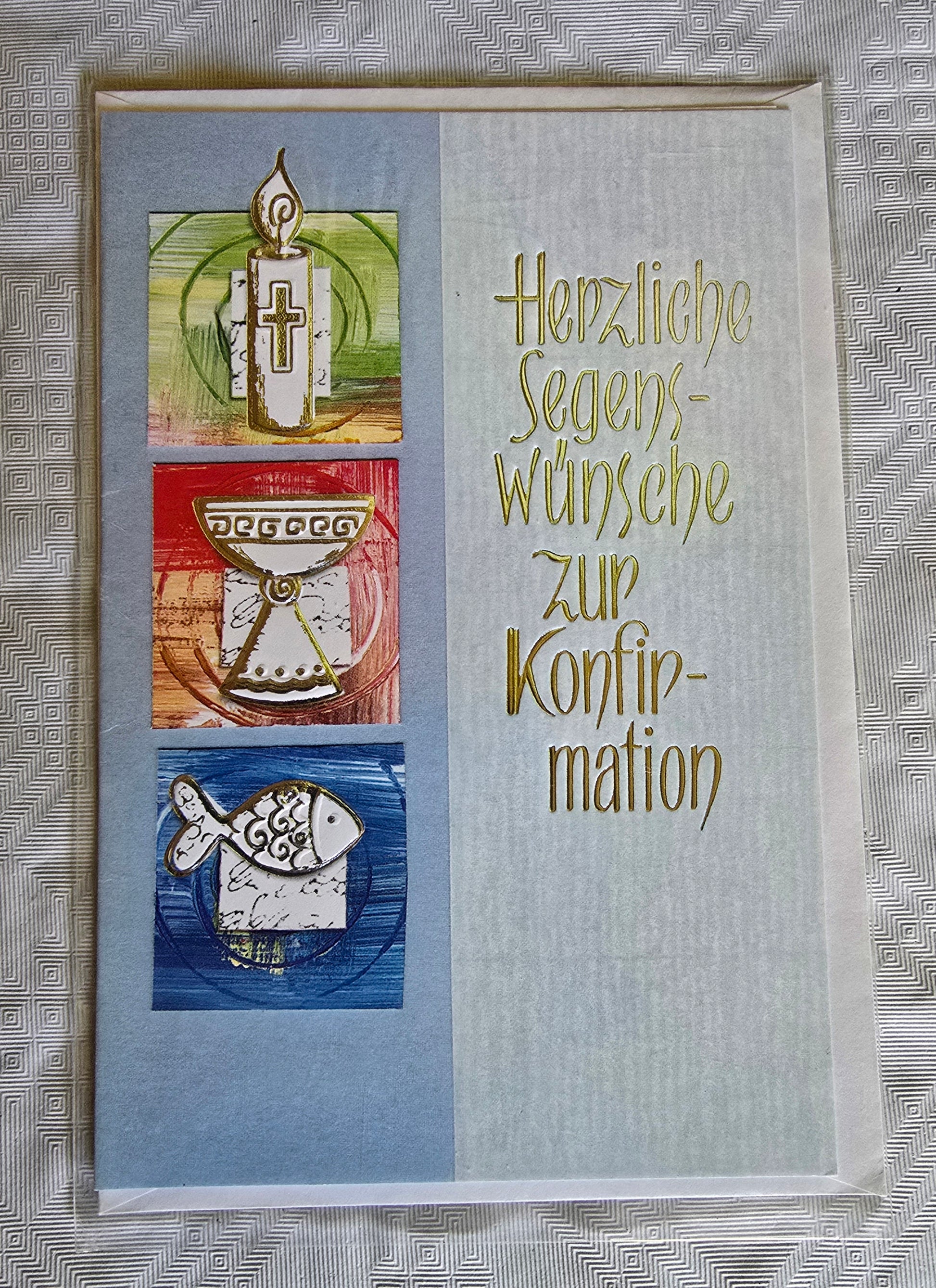 Konfirmationskarte  Herzliche Segens-Wünsche....