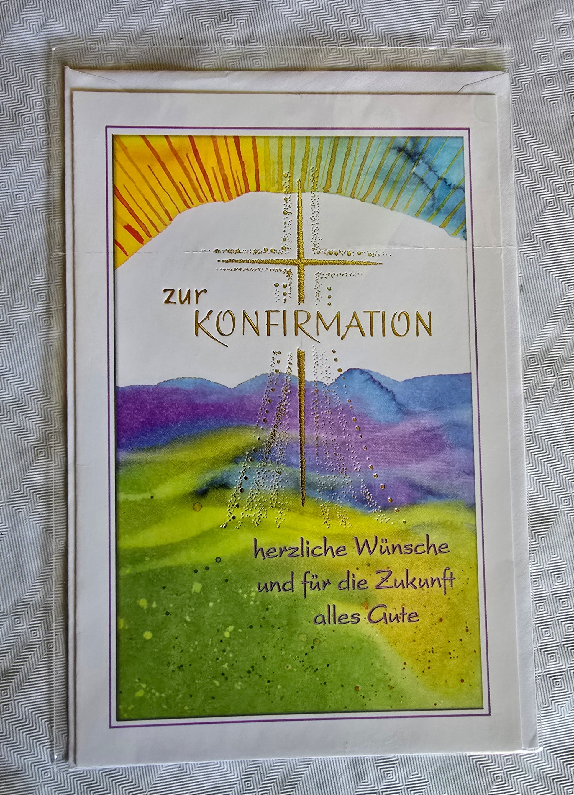 Konfirmations-Karte herzliche Wünsche ....
