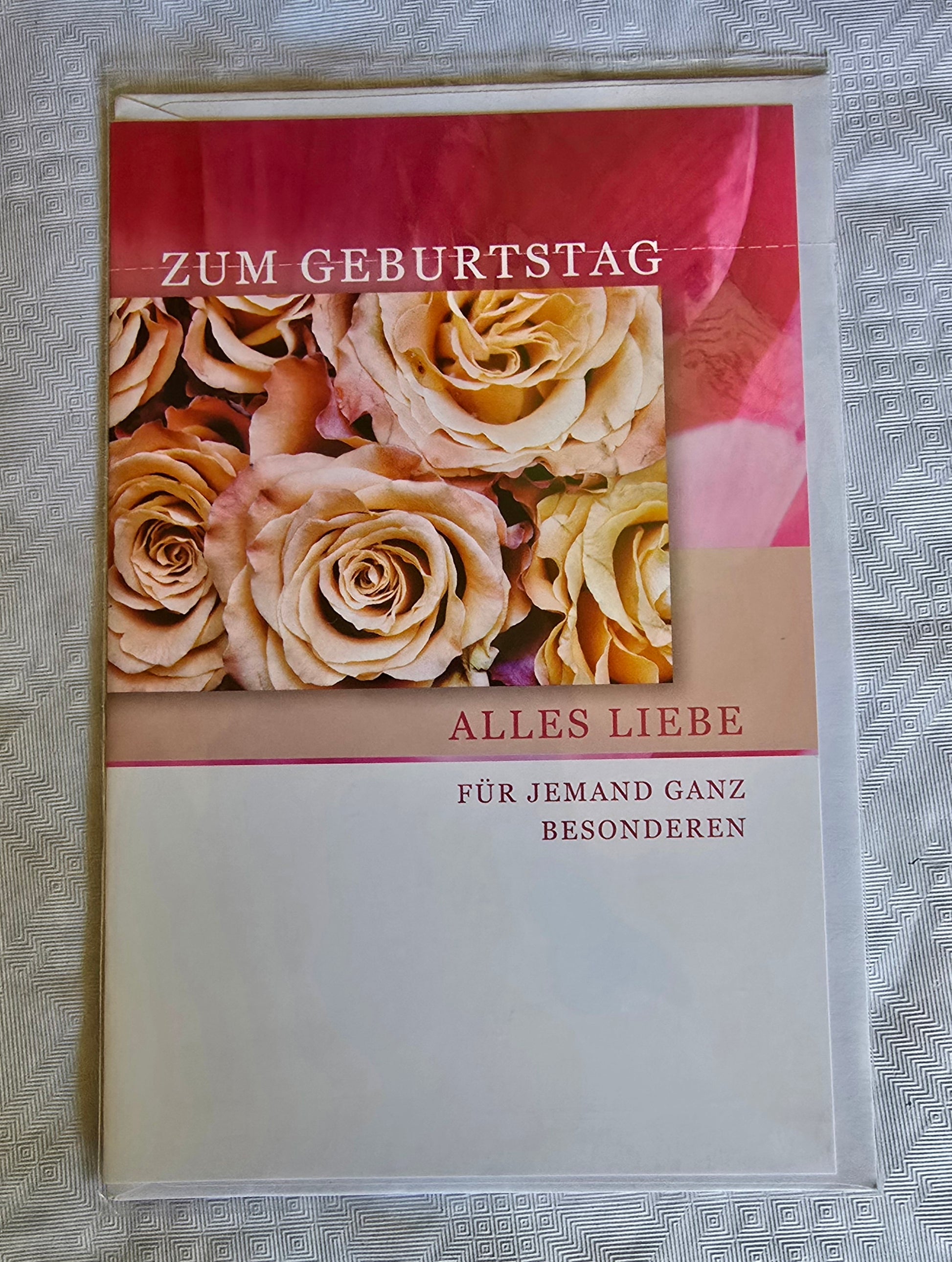 Geburtstagskarte Alles Liebe....
