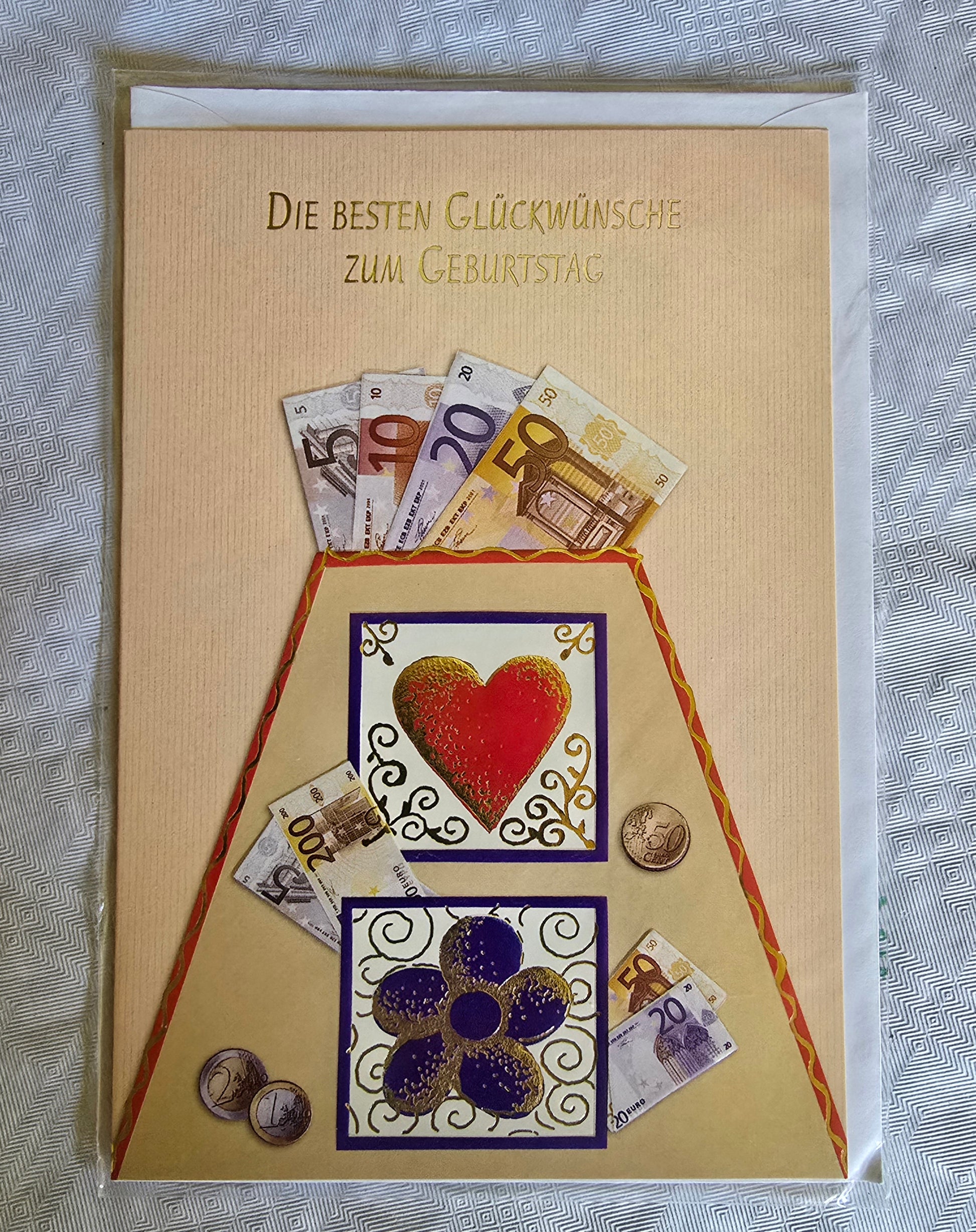 Geburtstagskarte   Die besten Glückwünsche...