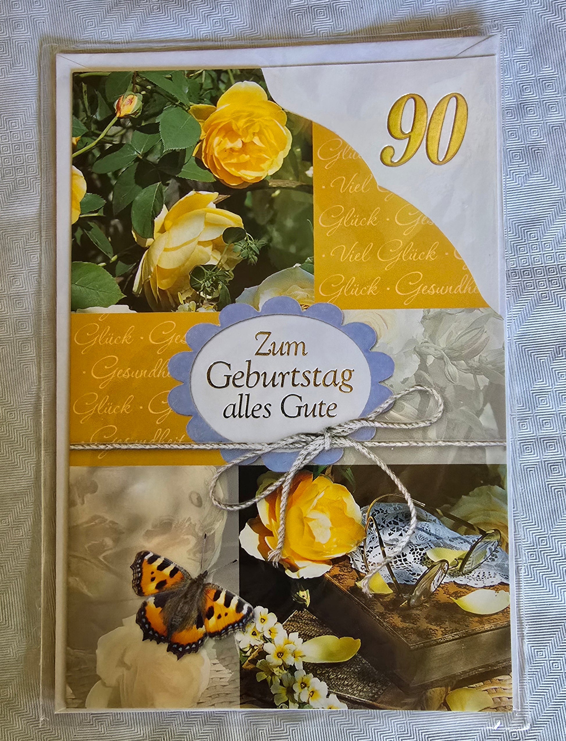 Geburtstagskarte zum 90.