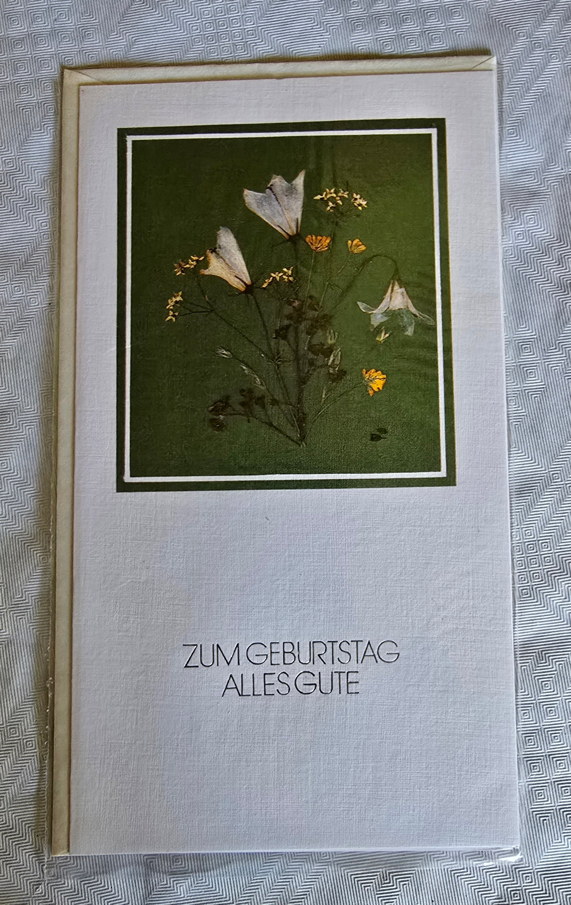 Geburtstagskarte  Zum Geburtstag alles Gute...