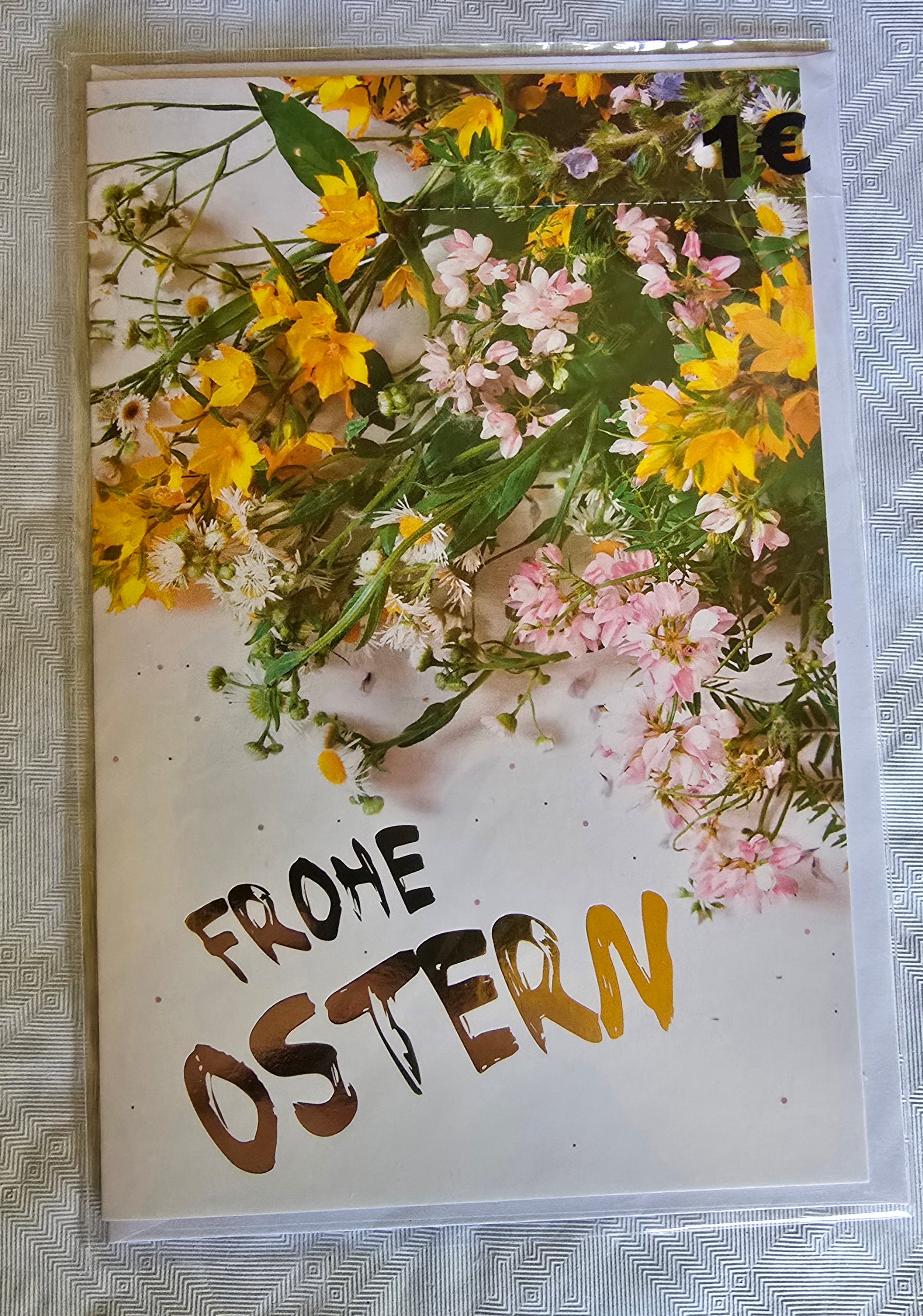 Osterkarte  Frohe Ostern