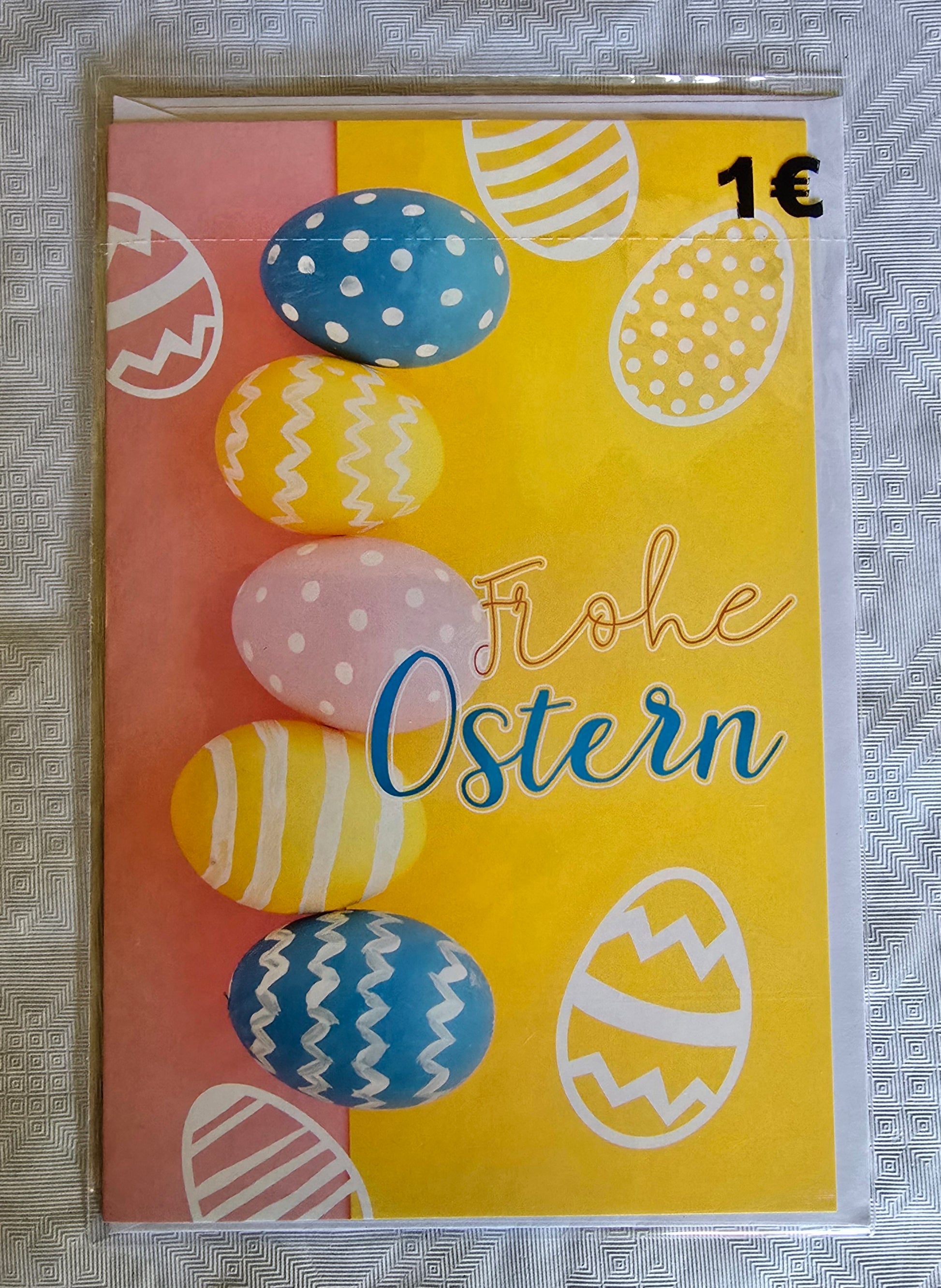 Osterkarte  Frohe Ostern