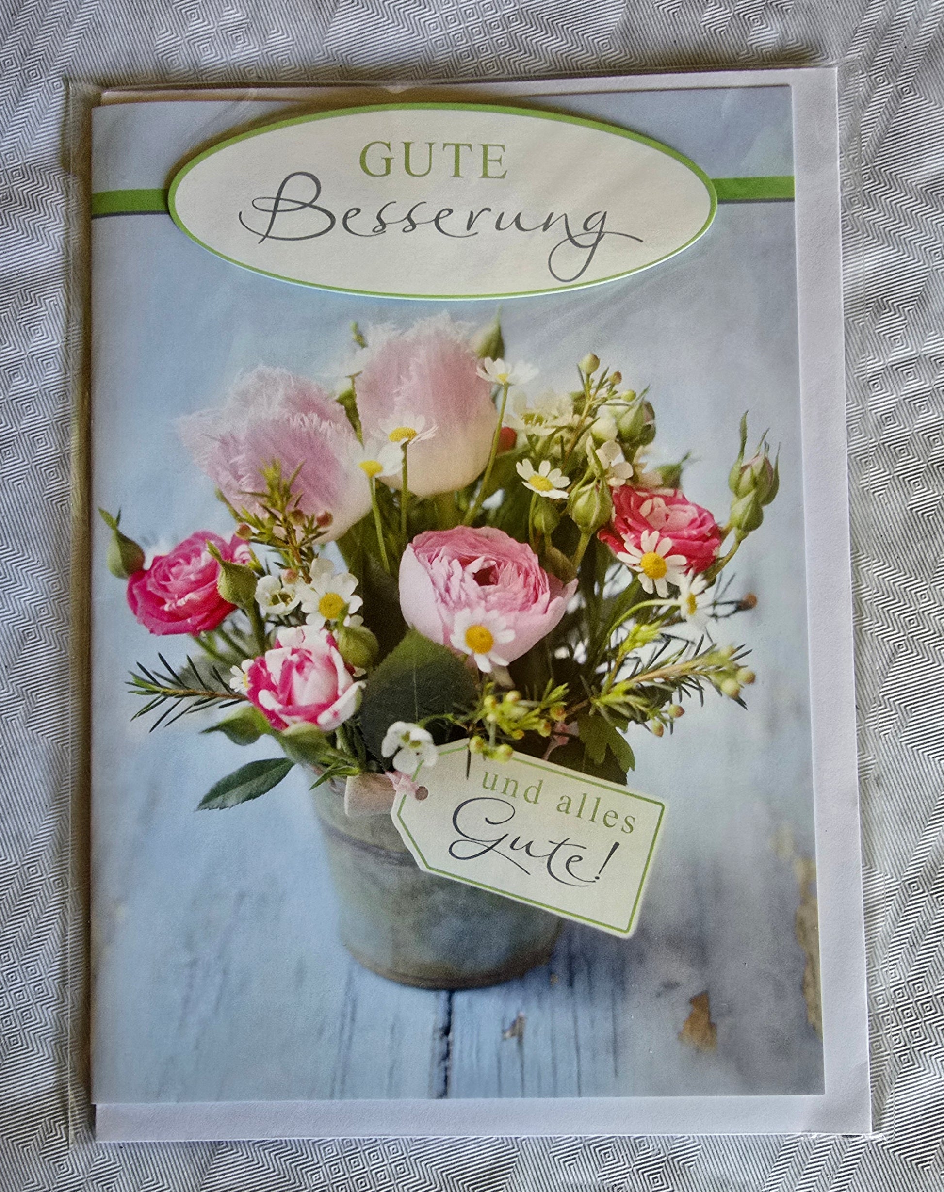 Glückwunschkarte  Gute Besserung.....