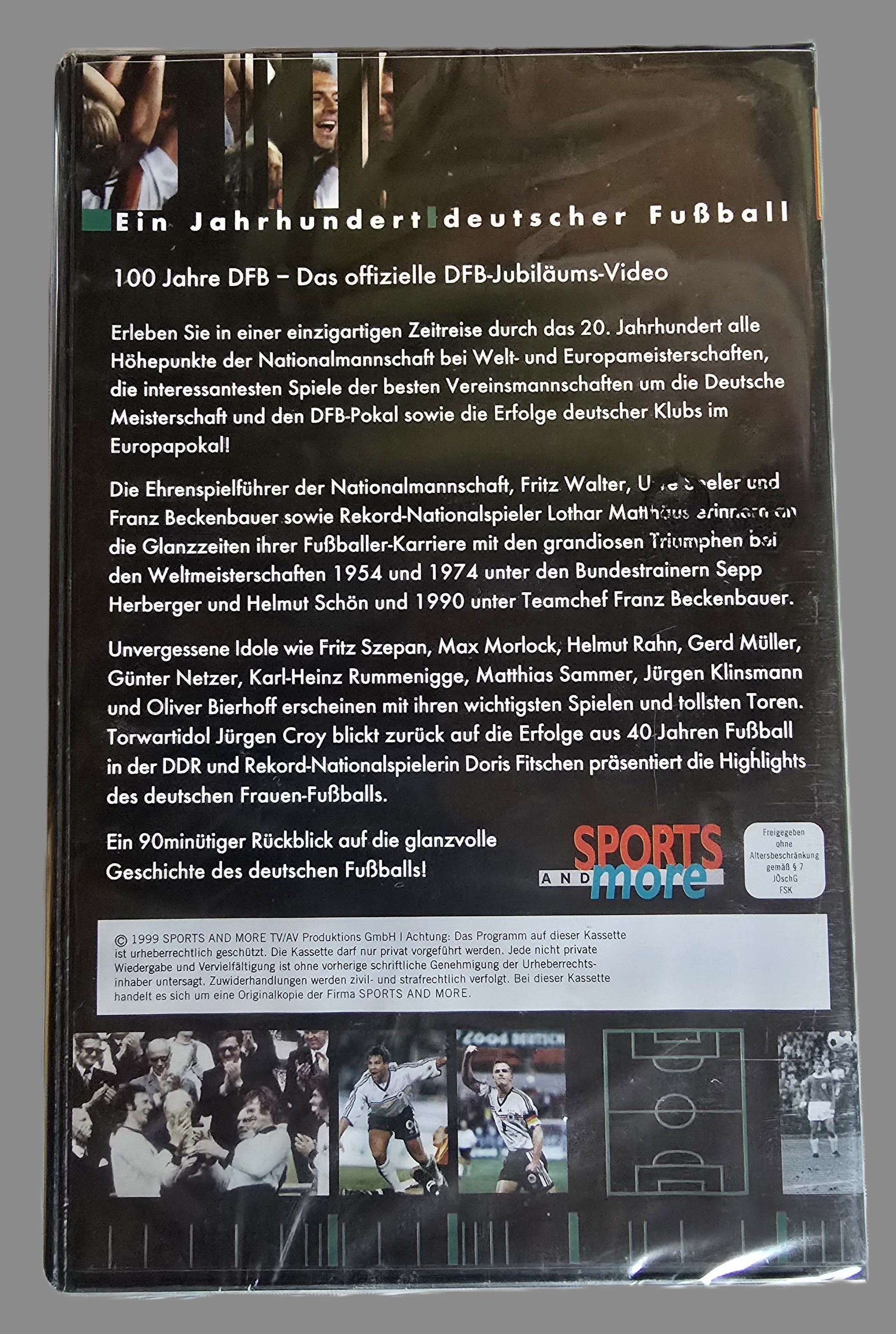 VHS  Ein Jahrhundert deutscher Fußball OVP