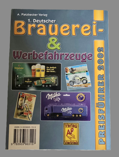 1. Deutscher Brauerei & Werbefahrzeuge Preisführer 2002