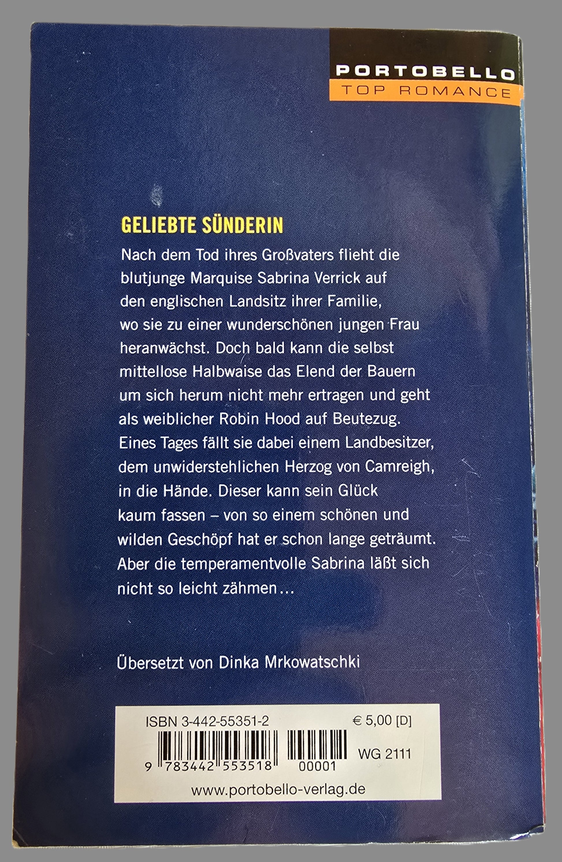 Taschenbuch Geliebte Sünderin