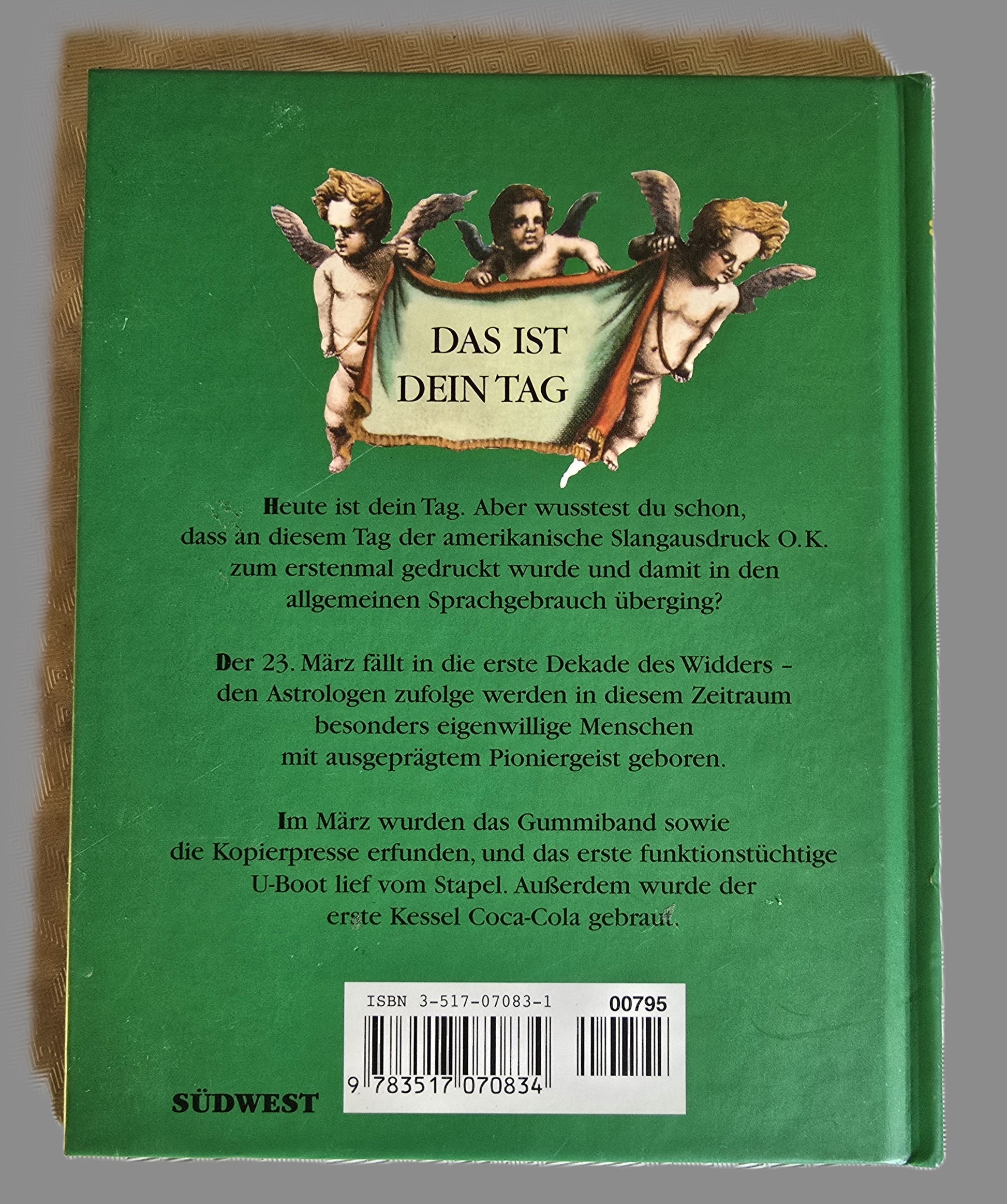 Geburtstagsbüchlein Dein Tag  23. März