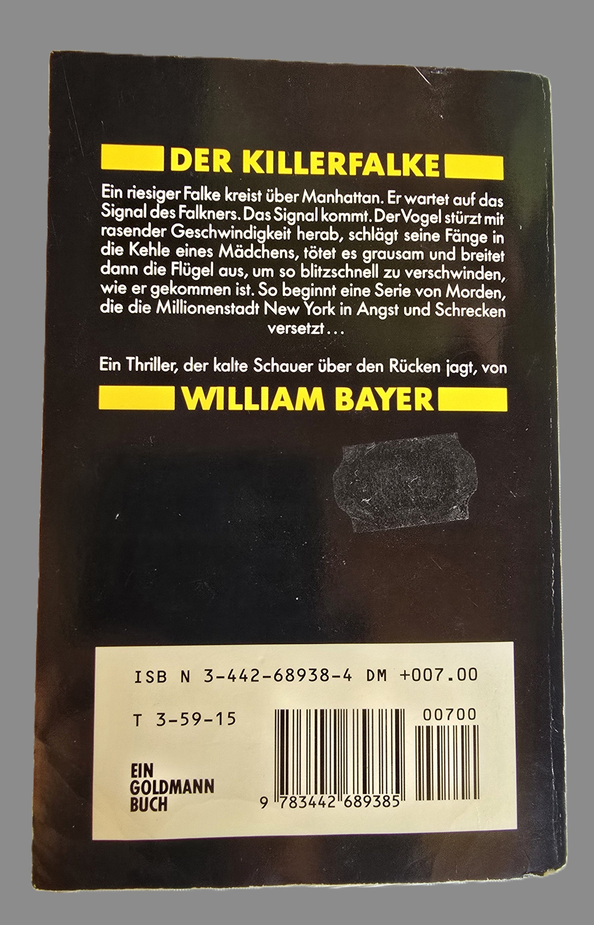 Taschenbuch  Der Killerfalke