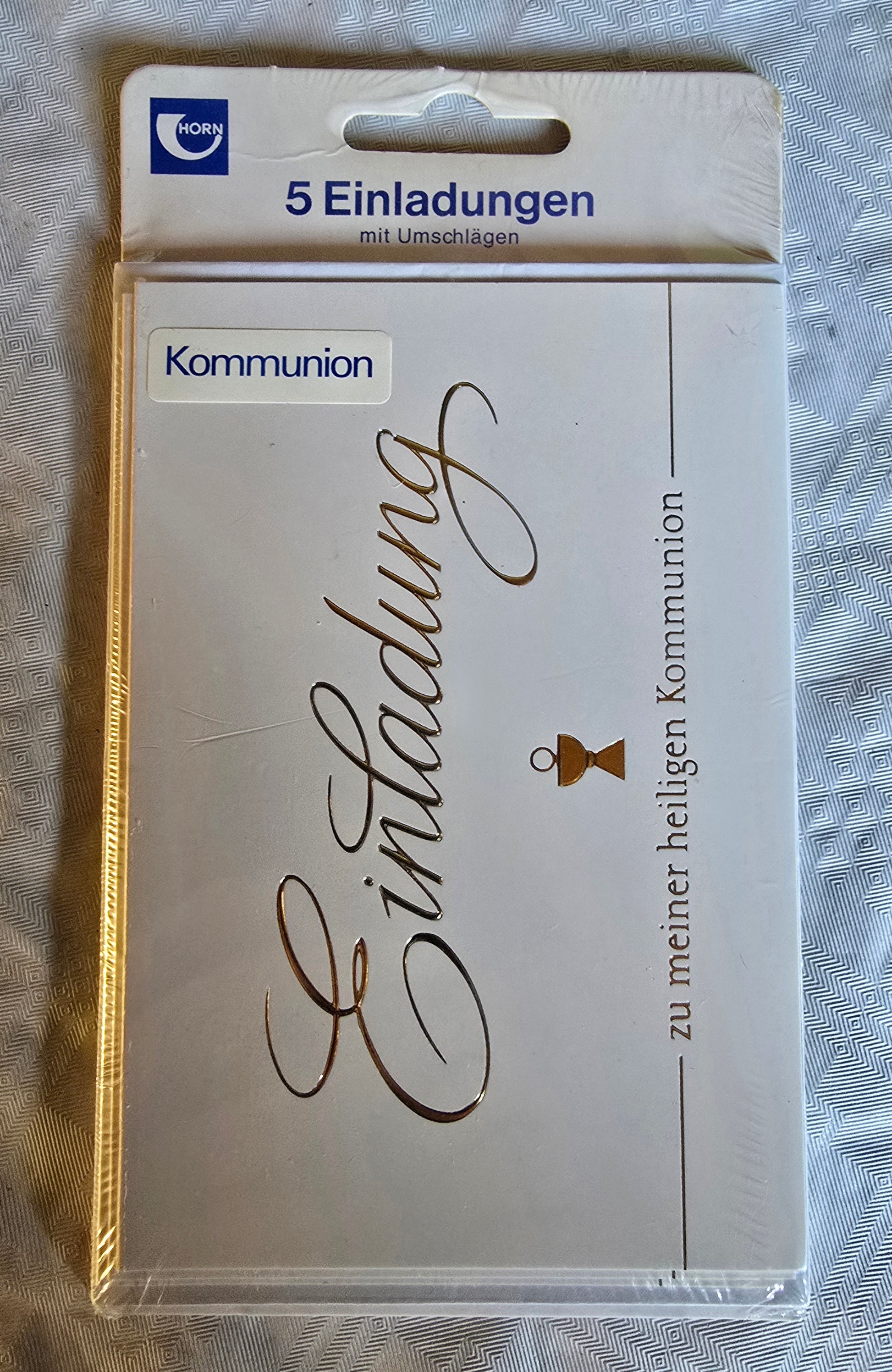 Einladungen zur Kommunion 5 Stk.