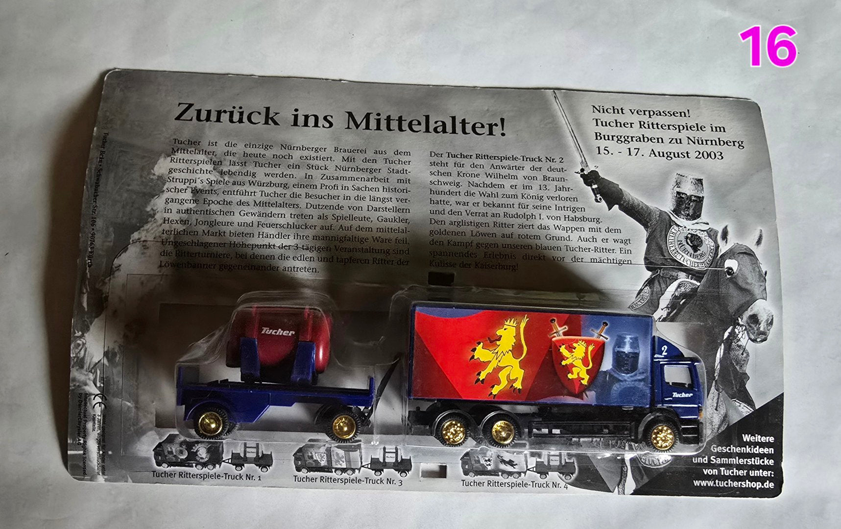 Mini LKW Tucher Ritterspiela