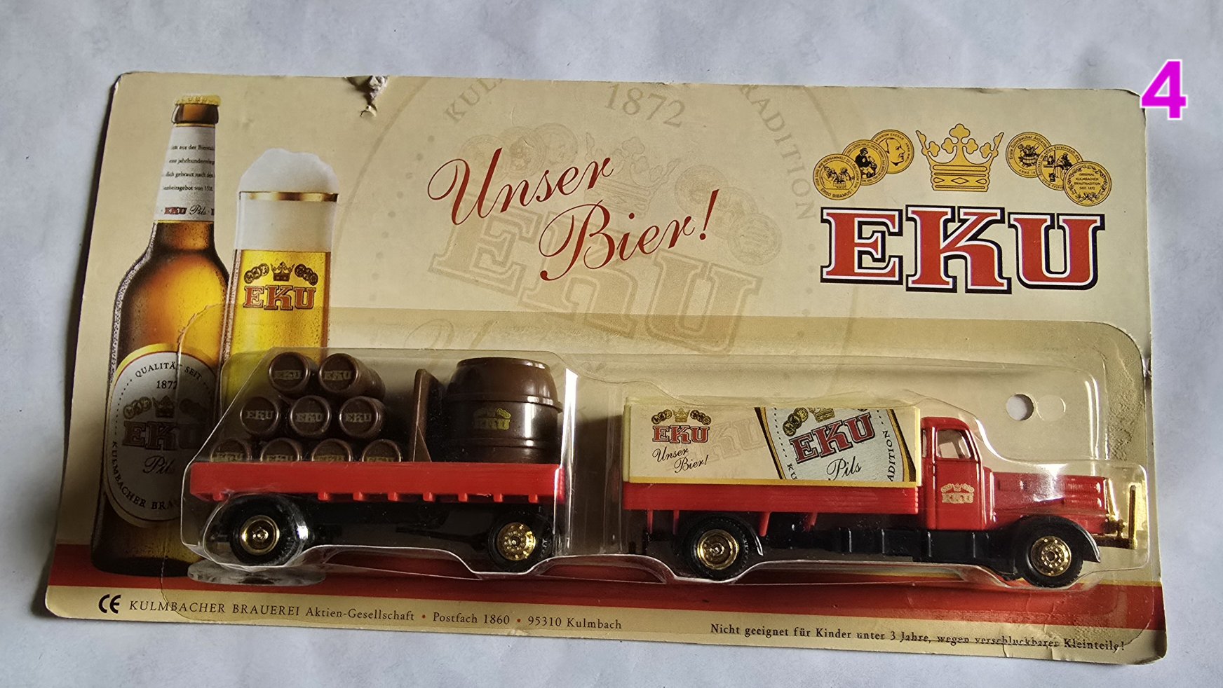 Mini Truck EKU mit Fässern
