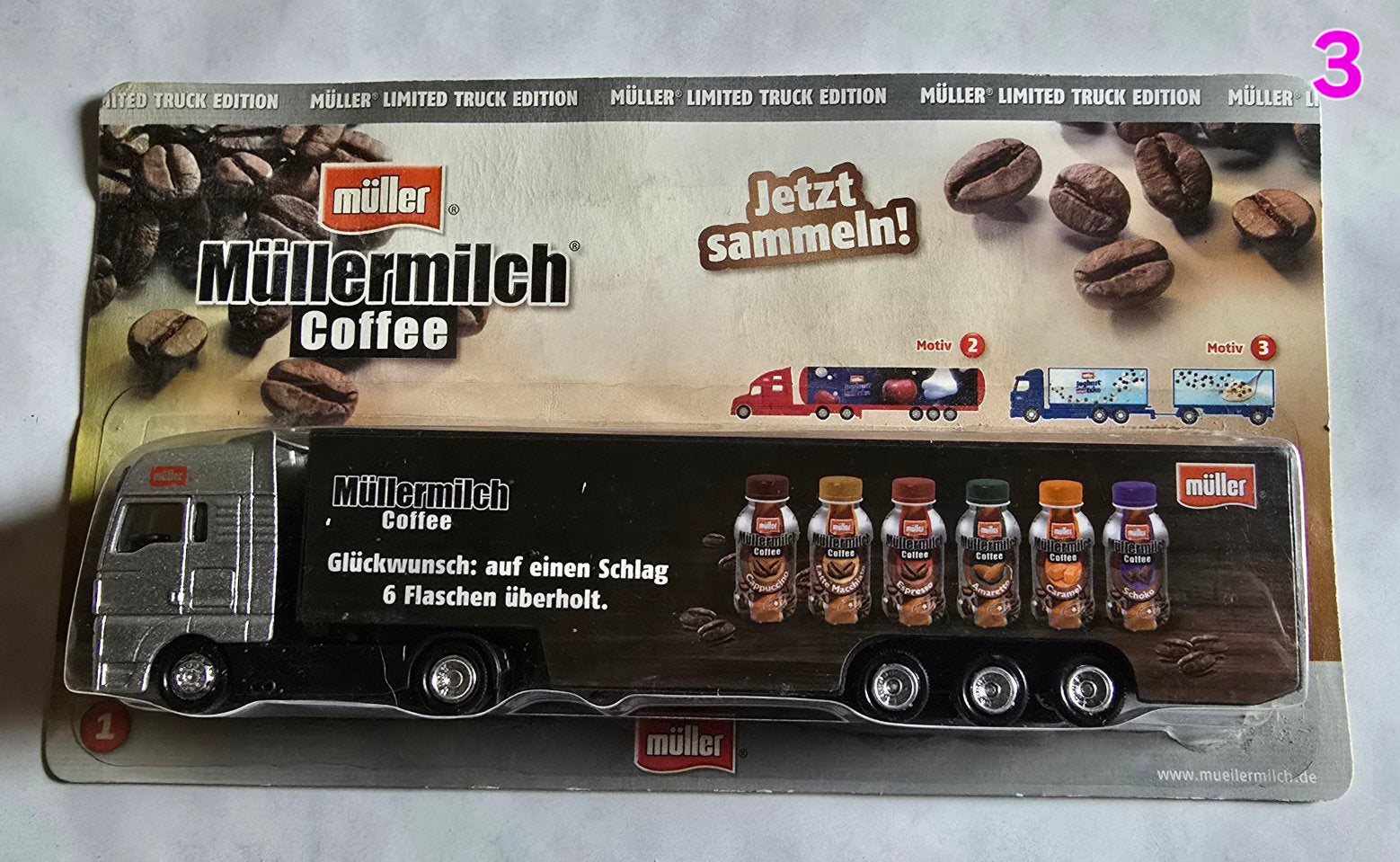 Mini LKW Müllermilch Coffee