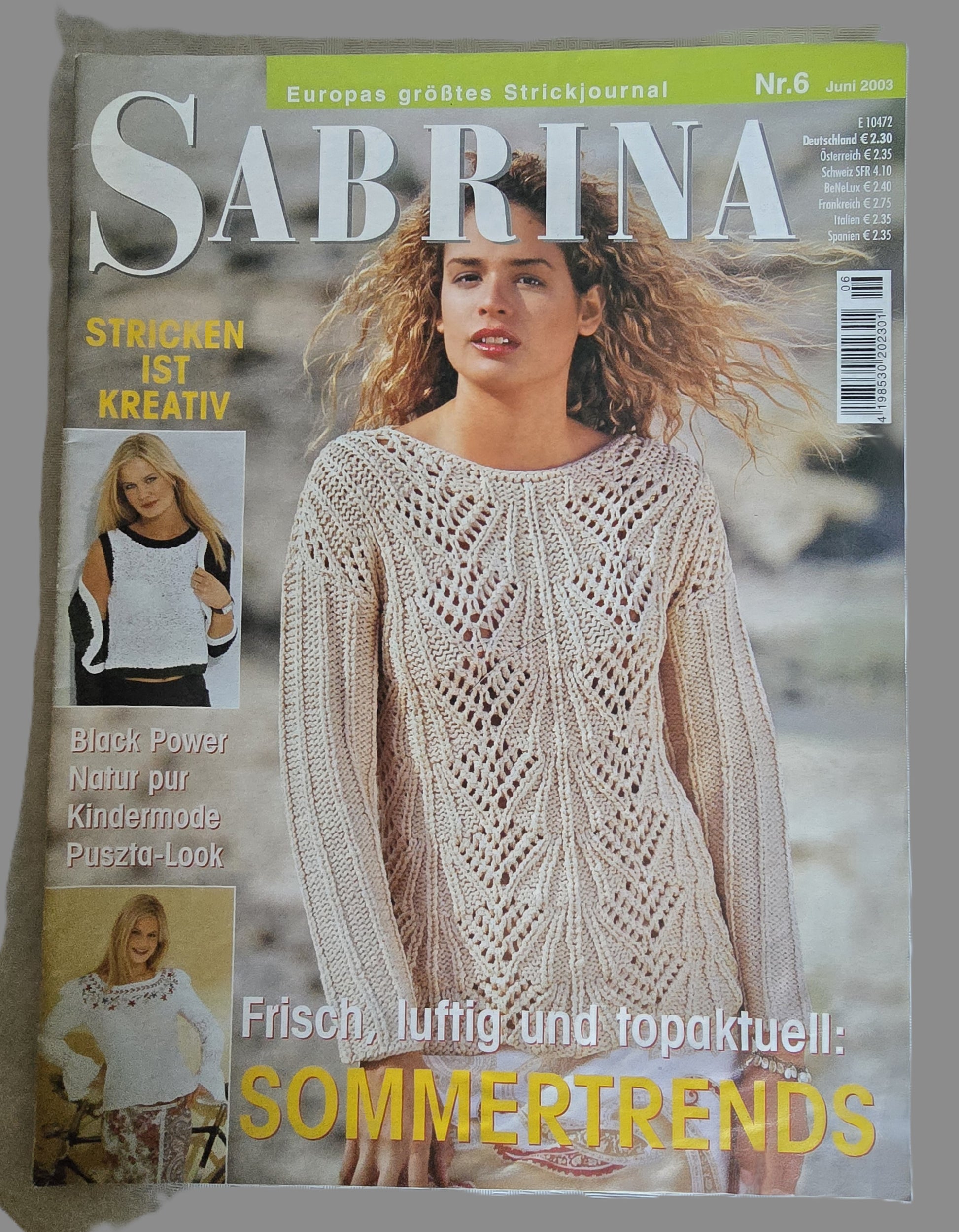 Zeitschrift Sabrina Strickjournal Nr. 6/2003