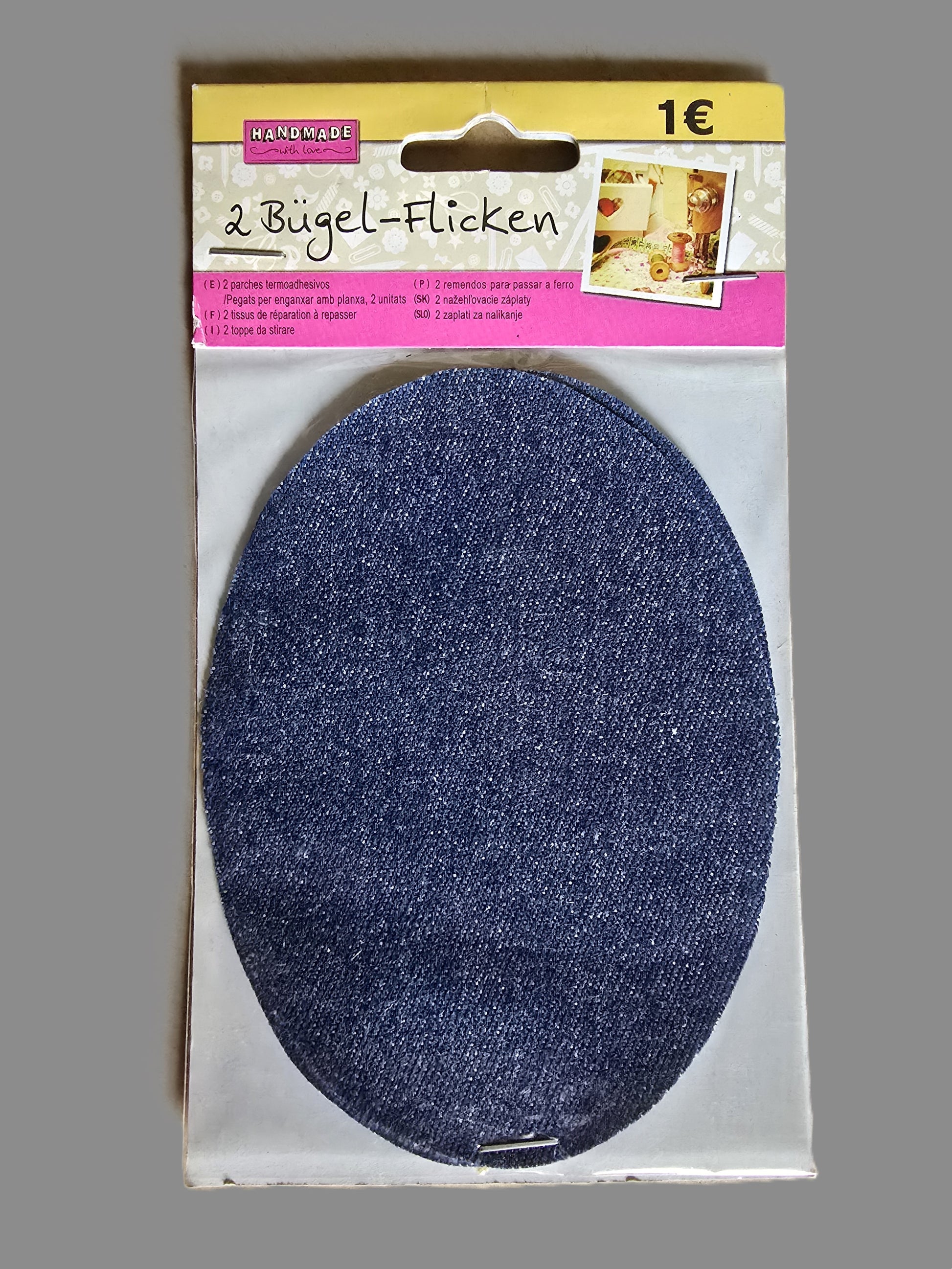 Jeans Bügel Flicken 4 Stk. OVP