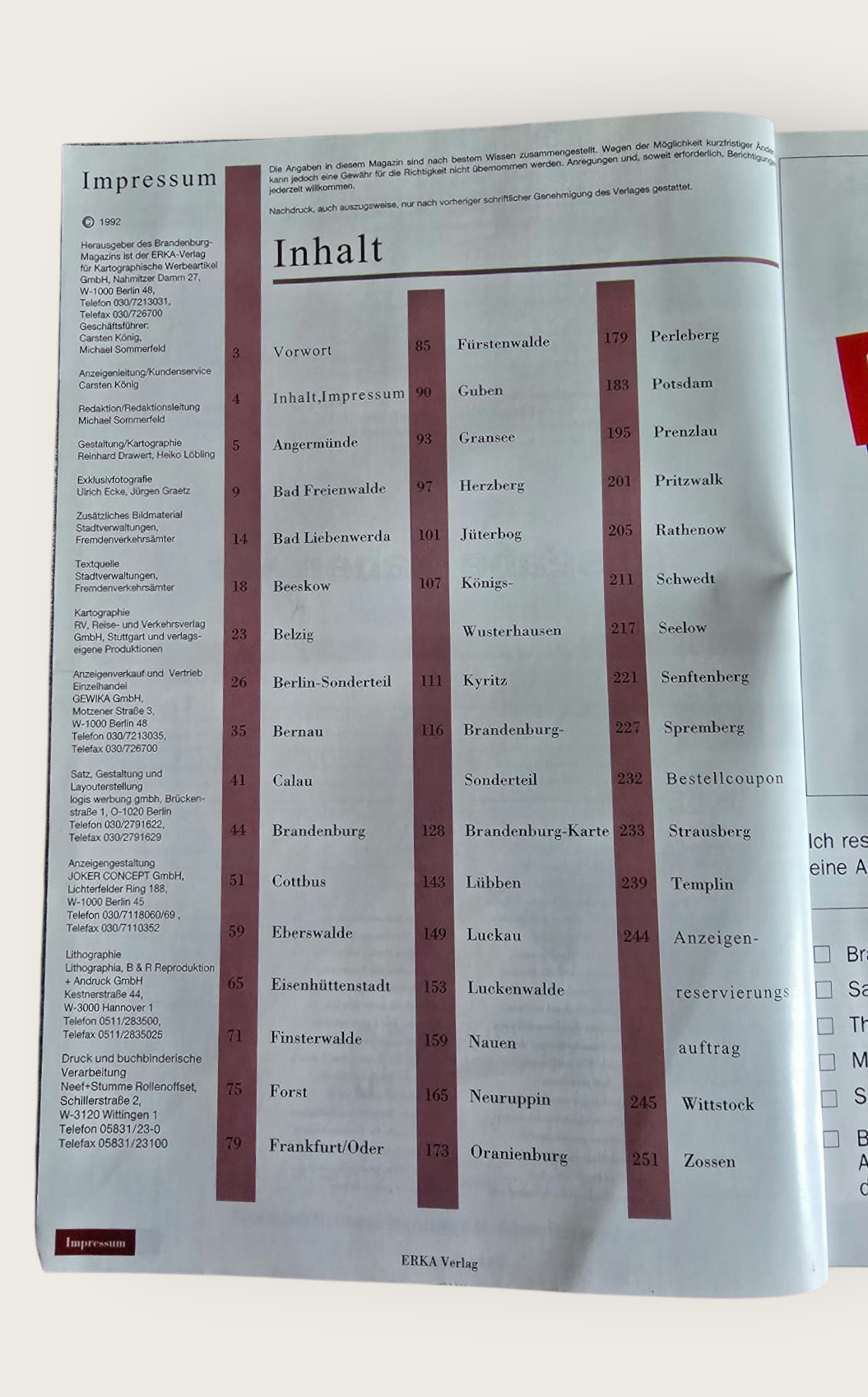 Magazin Bundesland Brandenburg (1992)