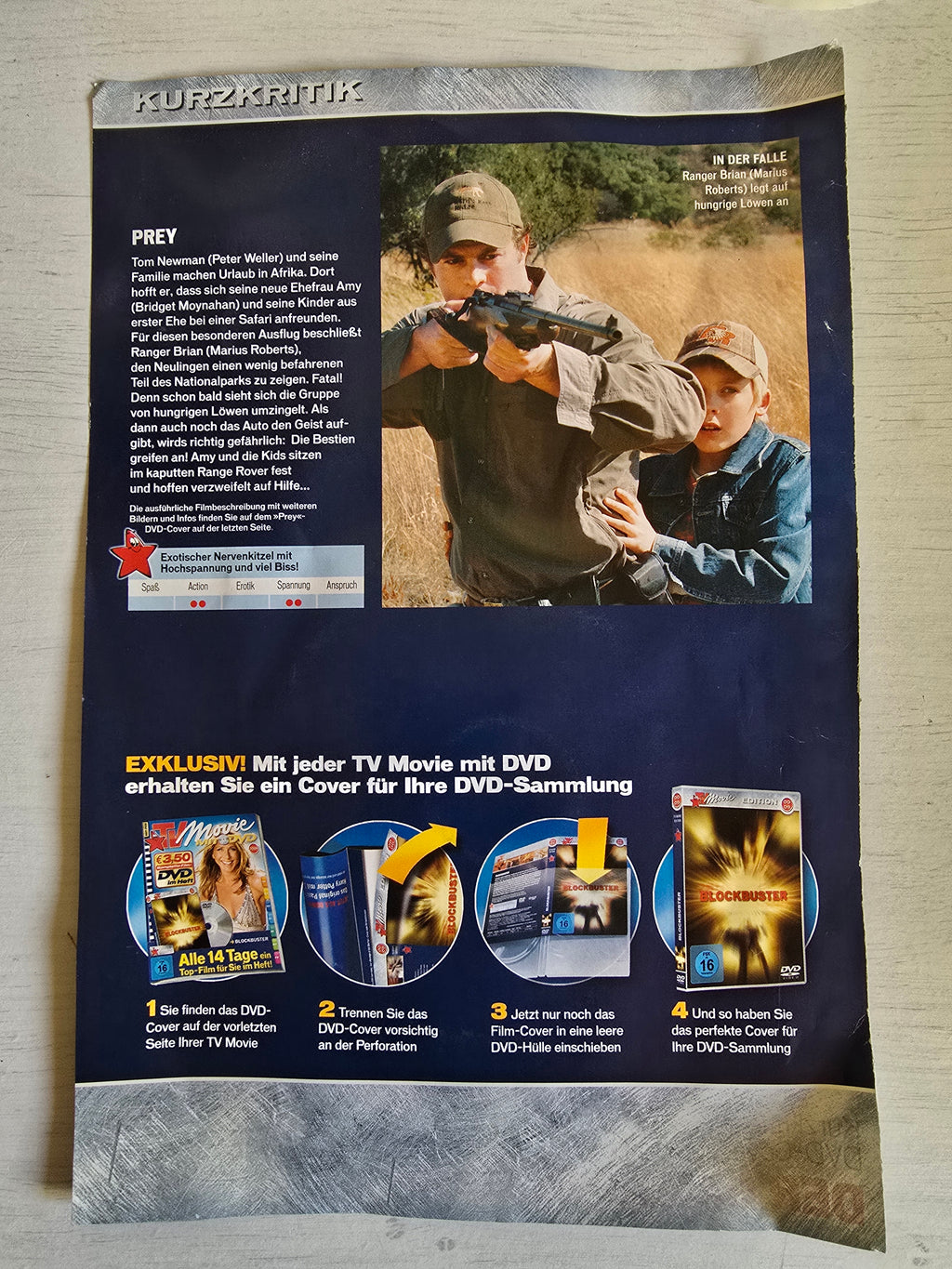 DVD aus TV Movie  Prey (2007) zu verschenken
