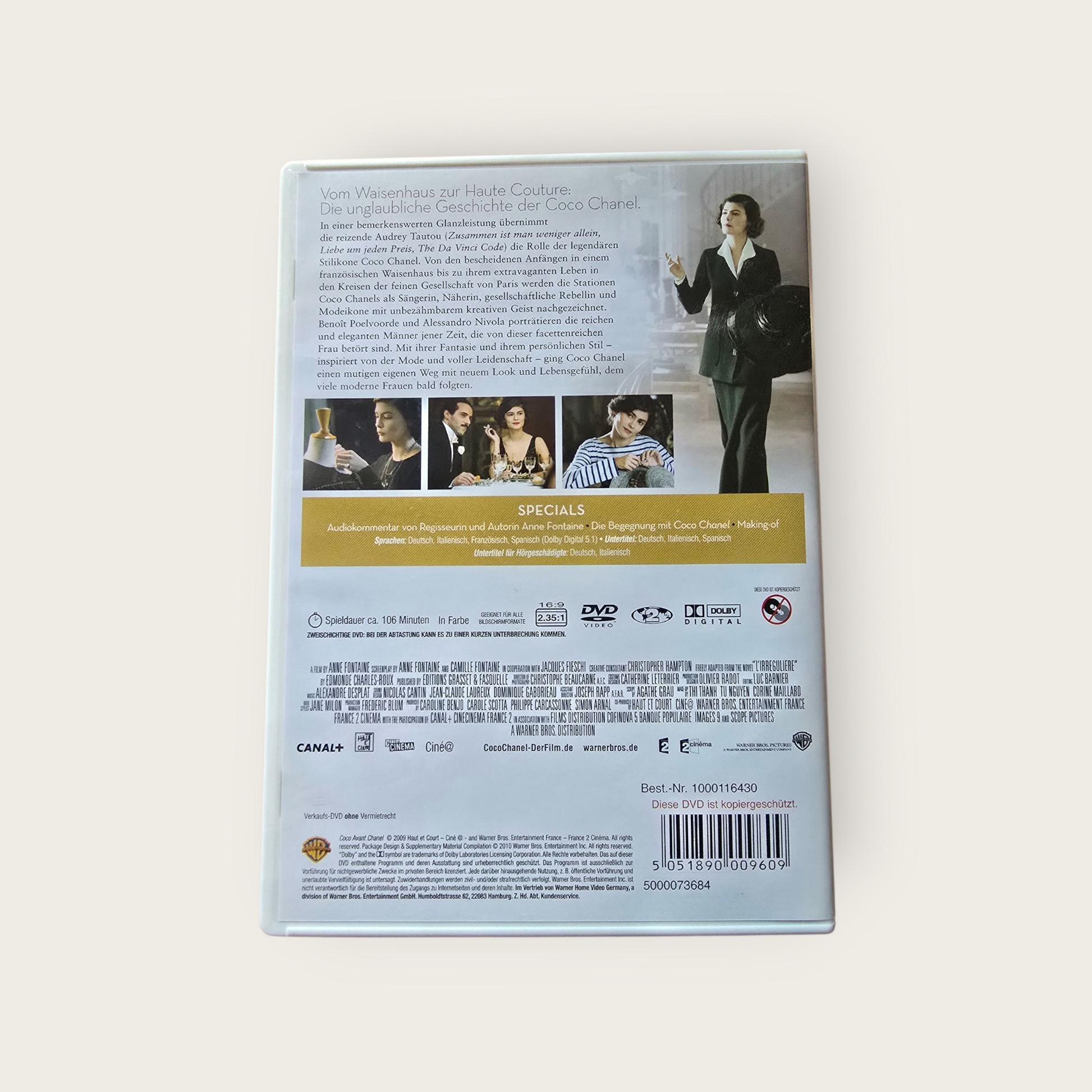 DVD Coco Chanel  (2009)