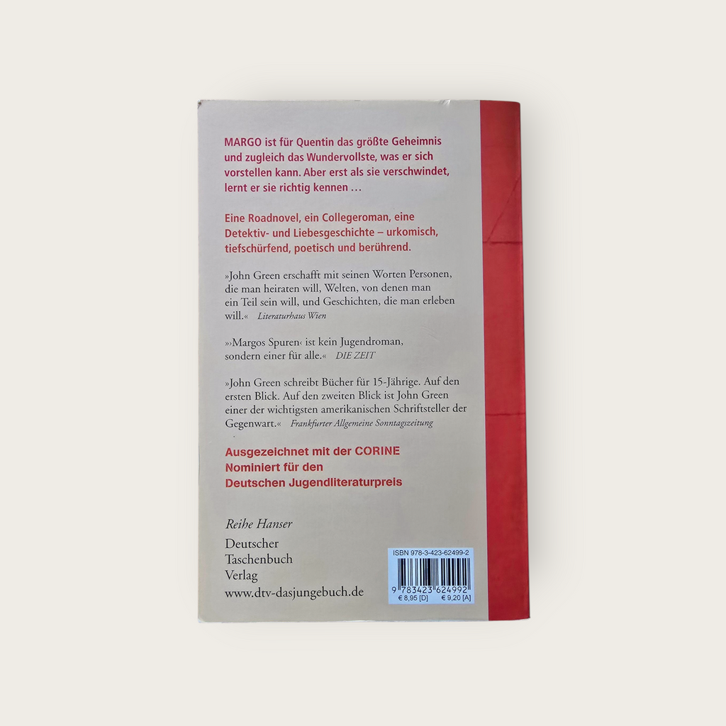 Buch Margos Spuren  John Green (2011)