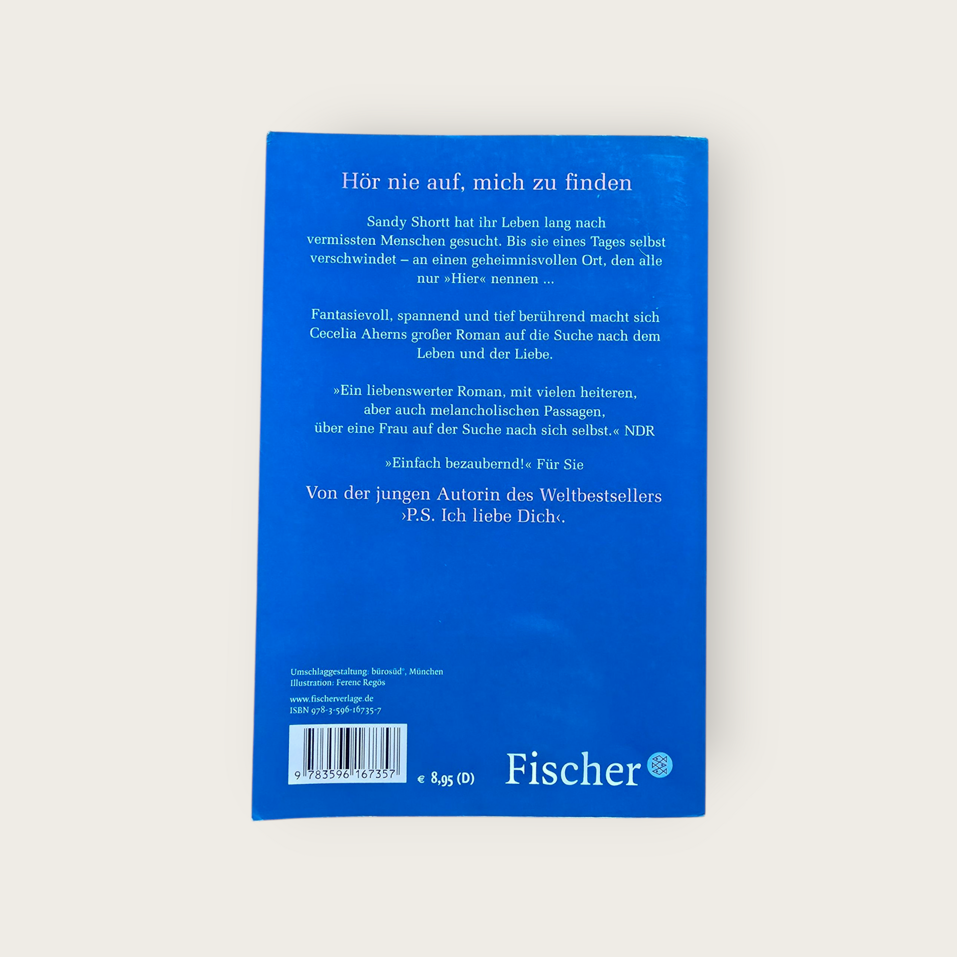 Buch Vermiss mein nicht  Cecelia Ahern (2008)