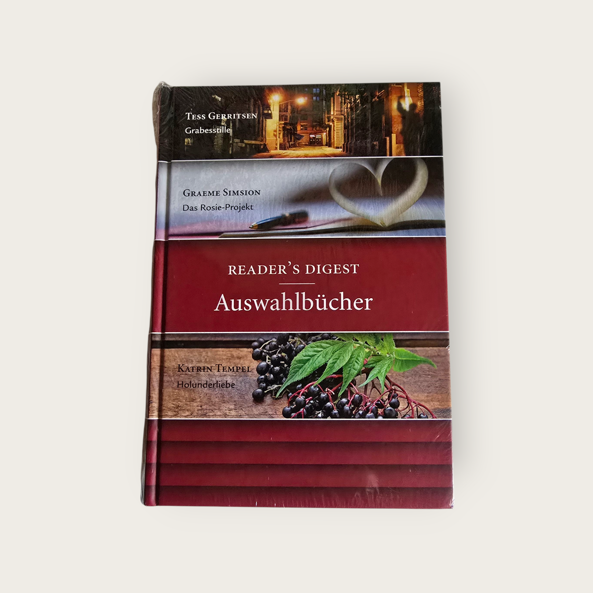 Readers Digest Auswahlbücher Grabesstille- Das Rosie Projekt- Holunderliebe OVP