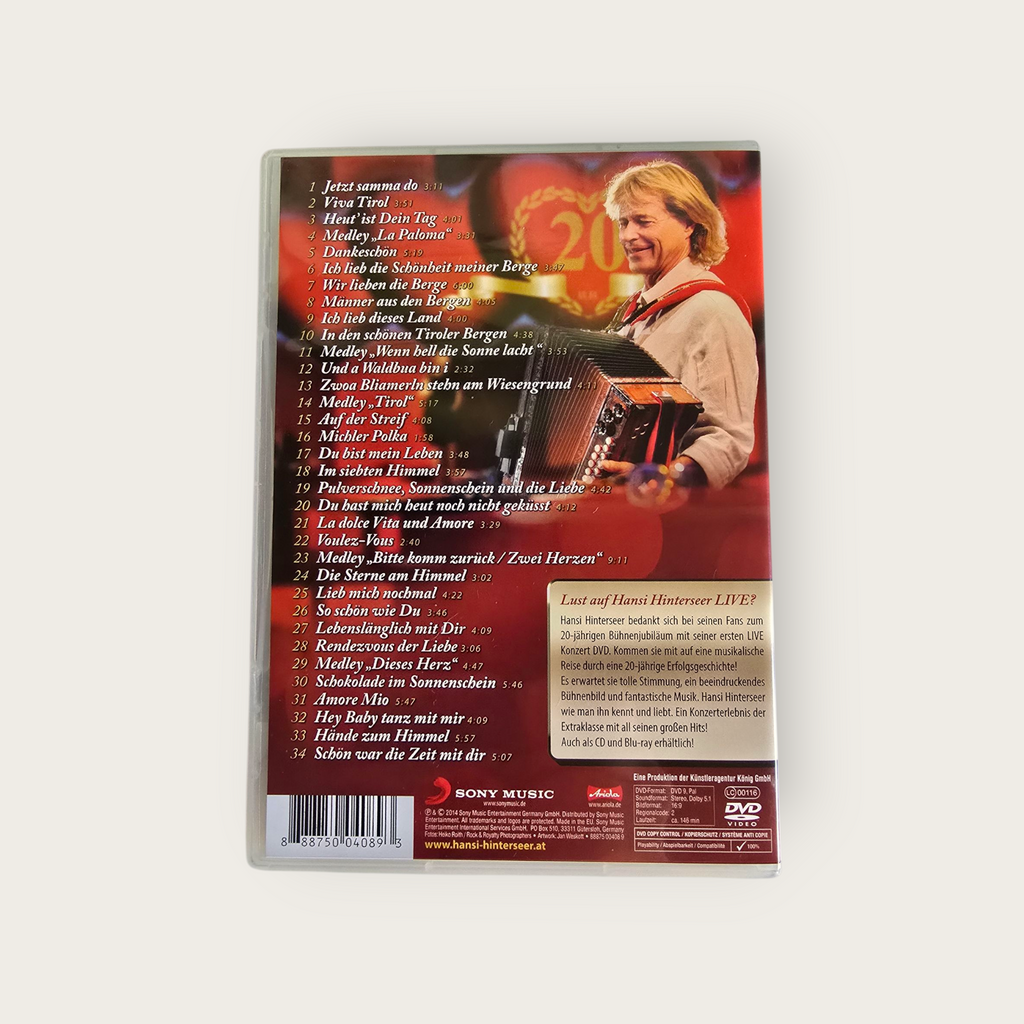 DVD Das Beste zum Jubiläum live Hansi Hinterseer (2014)