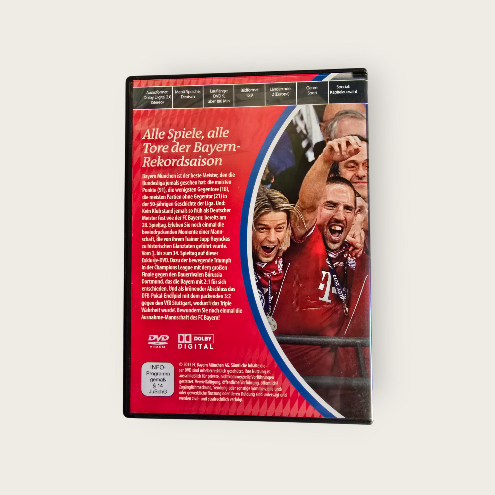 DVD Die besten Bayern Saison 2012/2013