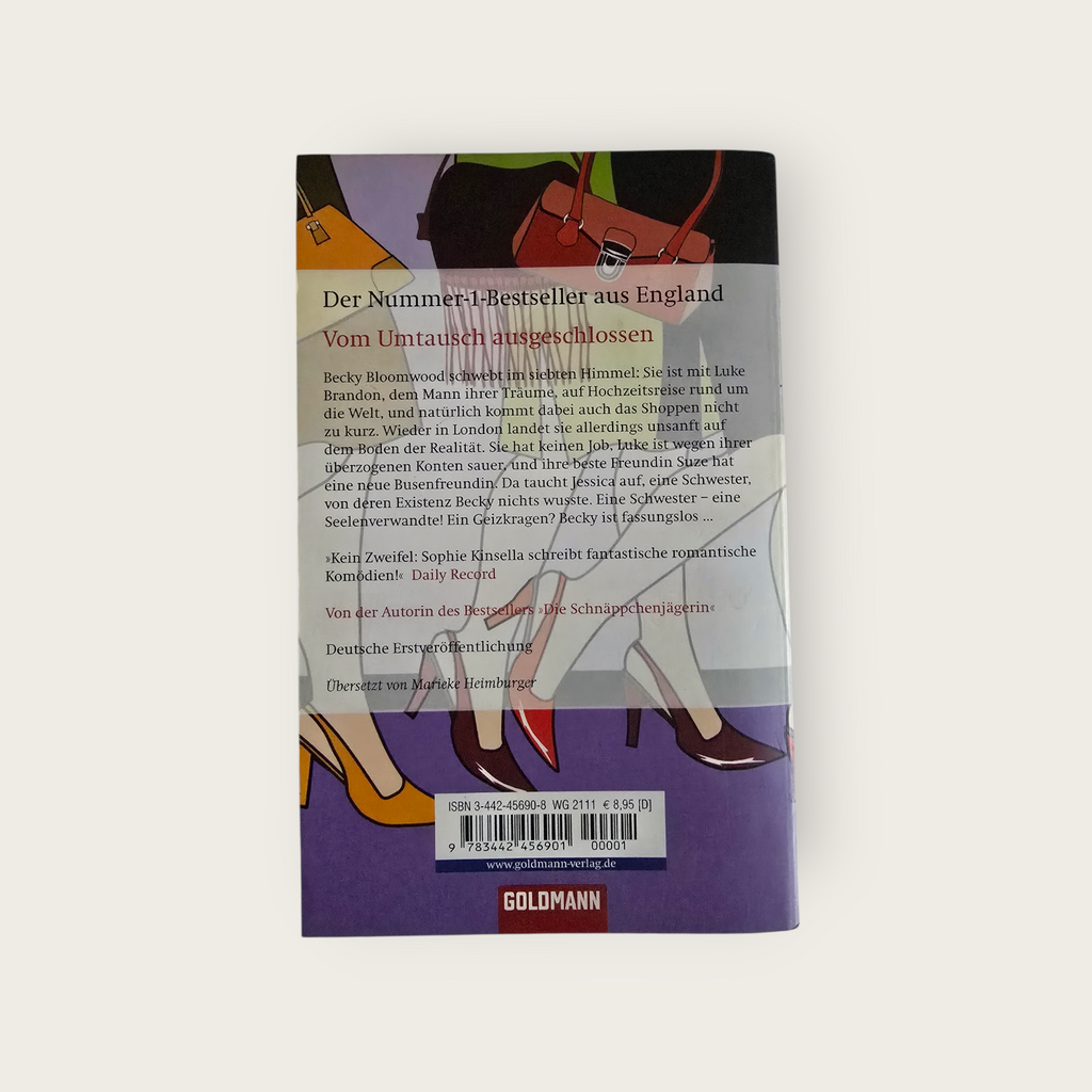 Buch Vom Umtausch ausgeschlossen S. Kinsella (2005)