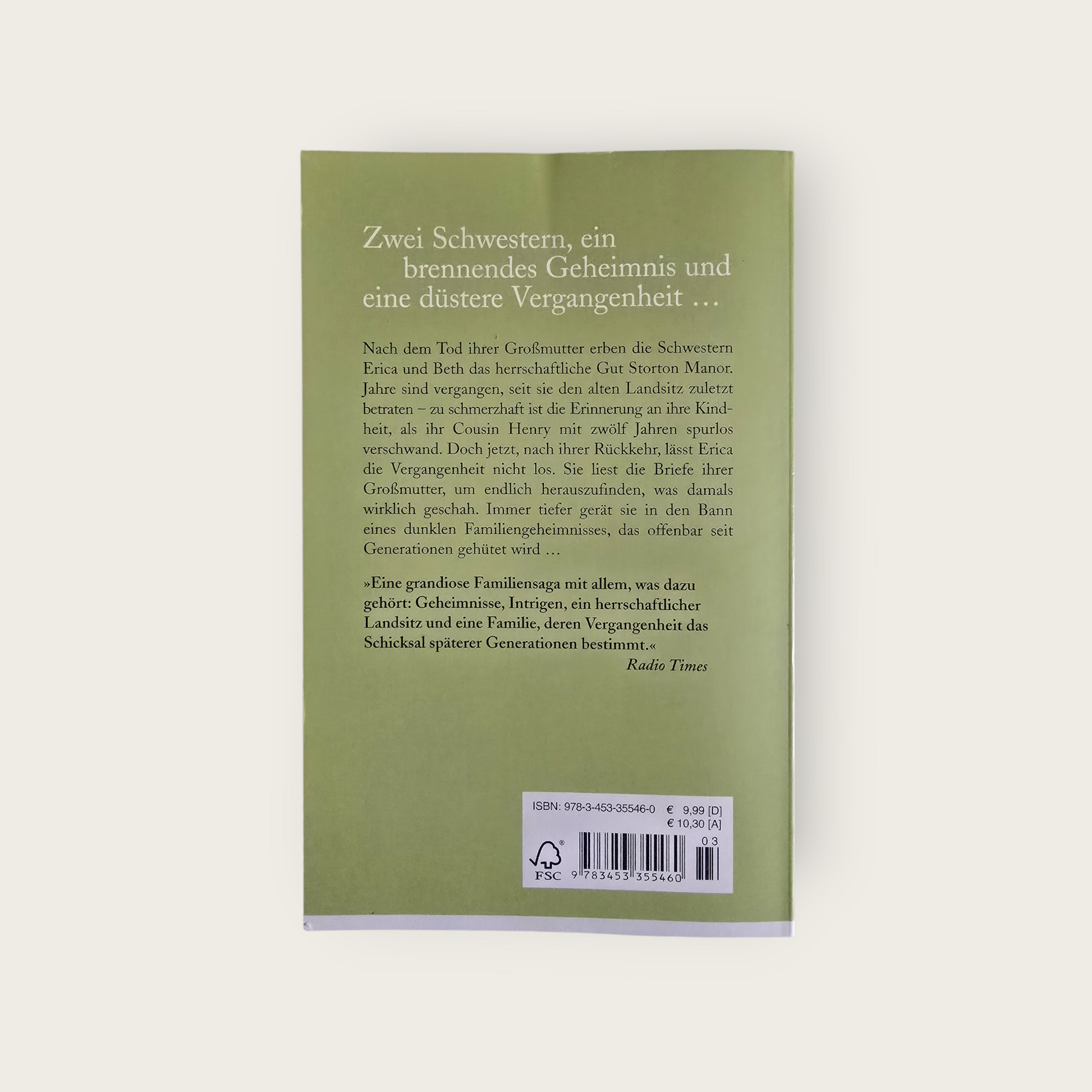 Buch  das geheime Vermächtnis K. Webb (2011)